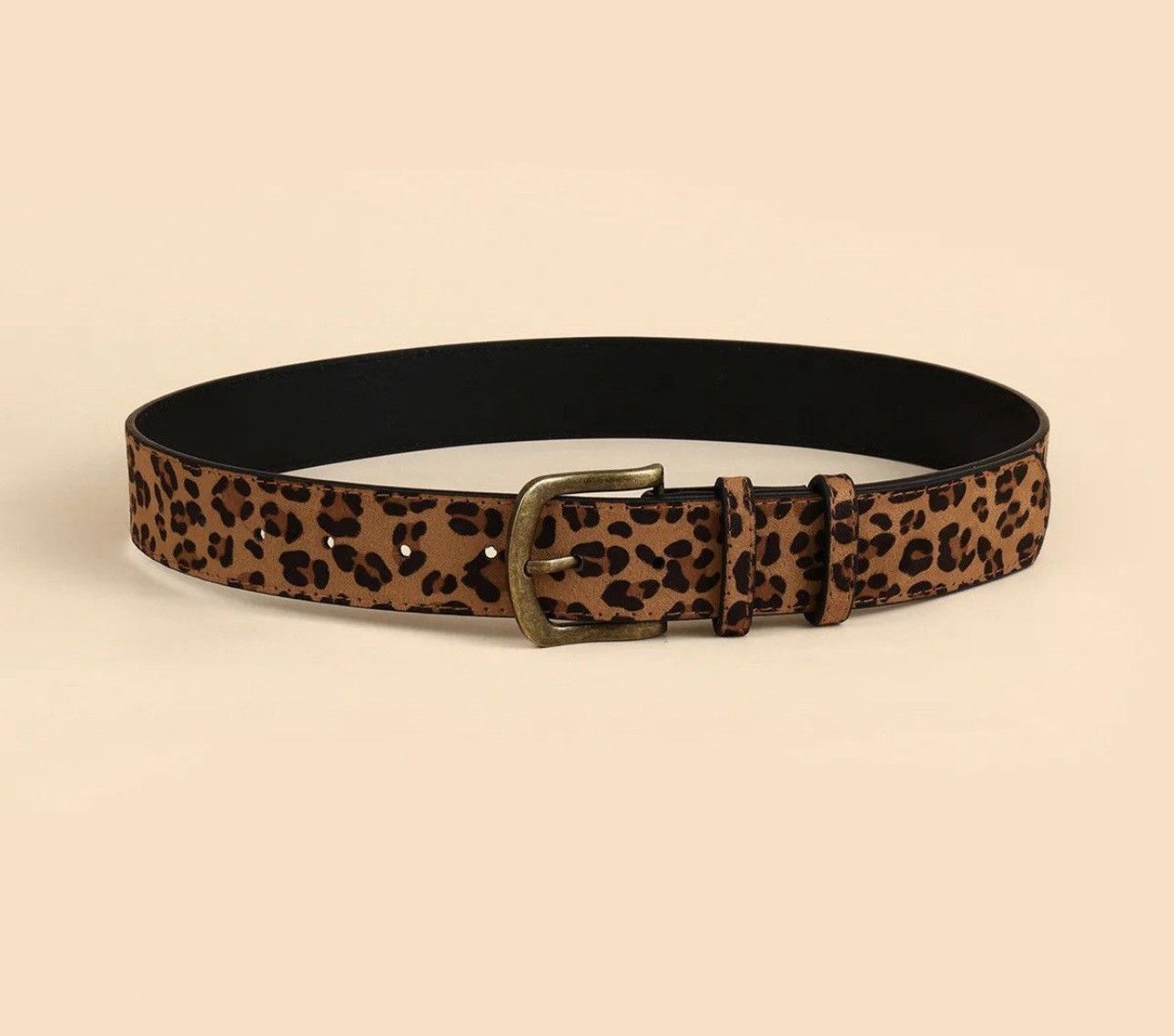 Japanese Brand 2000s leopard cheetah print belt Size 32 - 3 Thumbnail