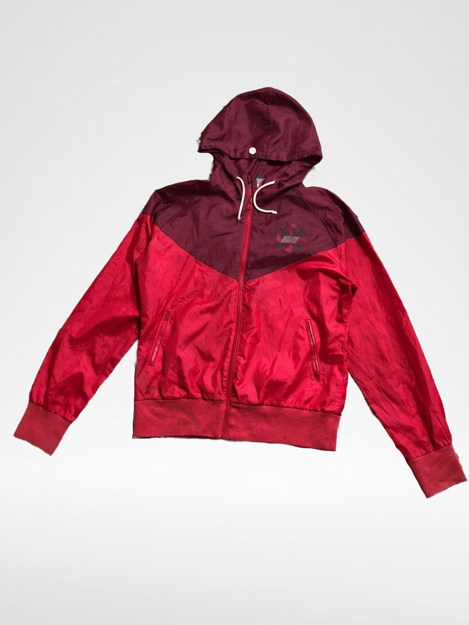 Nike Red Zip Jacket Size L Logo NIKE Y2K Streetwear Size US L / EU 52-54 / 3 - 1 Thumbnail