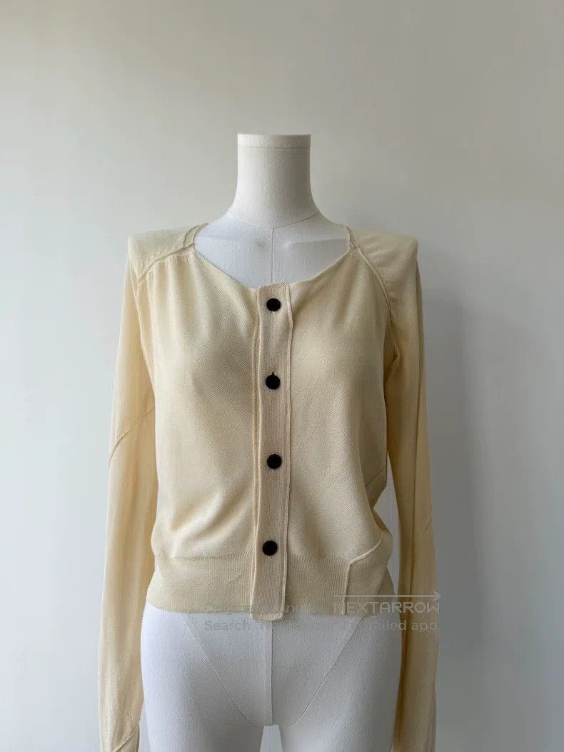 Yohji Yamamoto Yohji Yamamoto 07 SS Cut Stitch Knit Cardigan shirt Size XS / US 0-2 / IT 36-38 - 7 Thumbnail