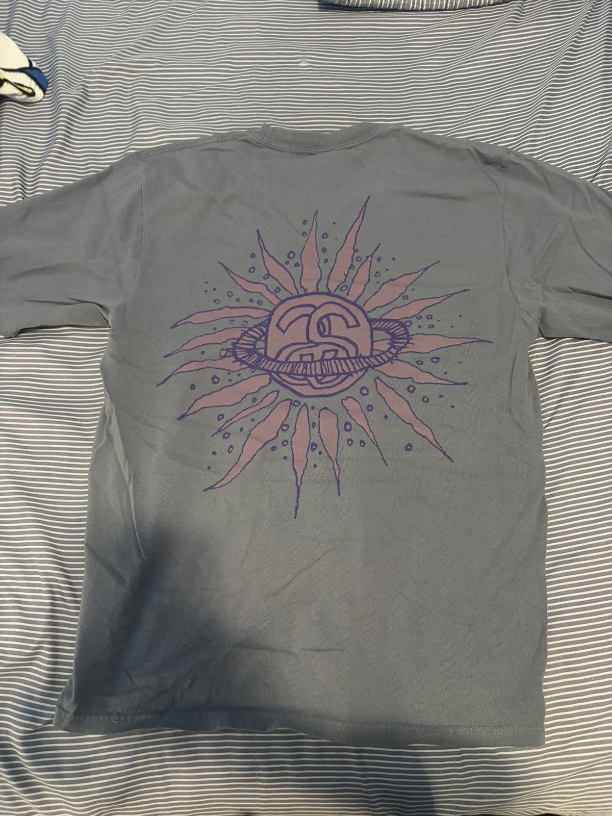 Stussy Stussy Look Beyond Pigment Dyed Tee Blue Size M BRAND NEW Size US M / EU 48-50 / 2 - 4 Thumbnail