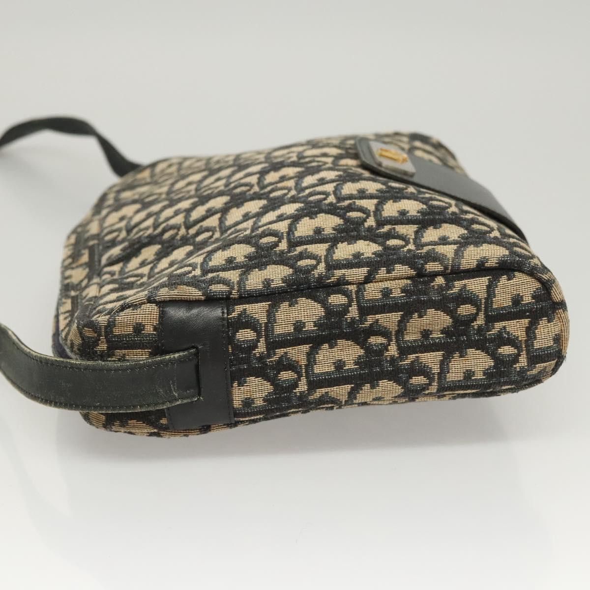 Dior DIOR Trotter Canvas Shoulder Bag Navy Gold Size ONE SIZE - 5 Thumbnail