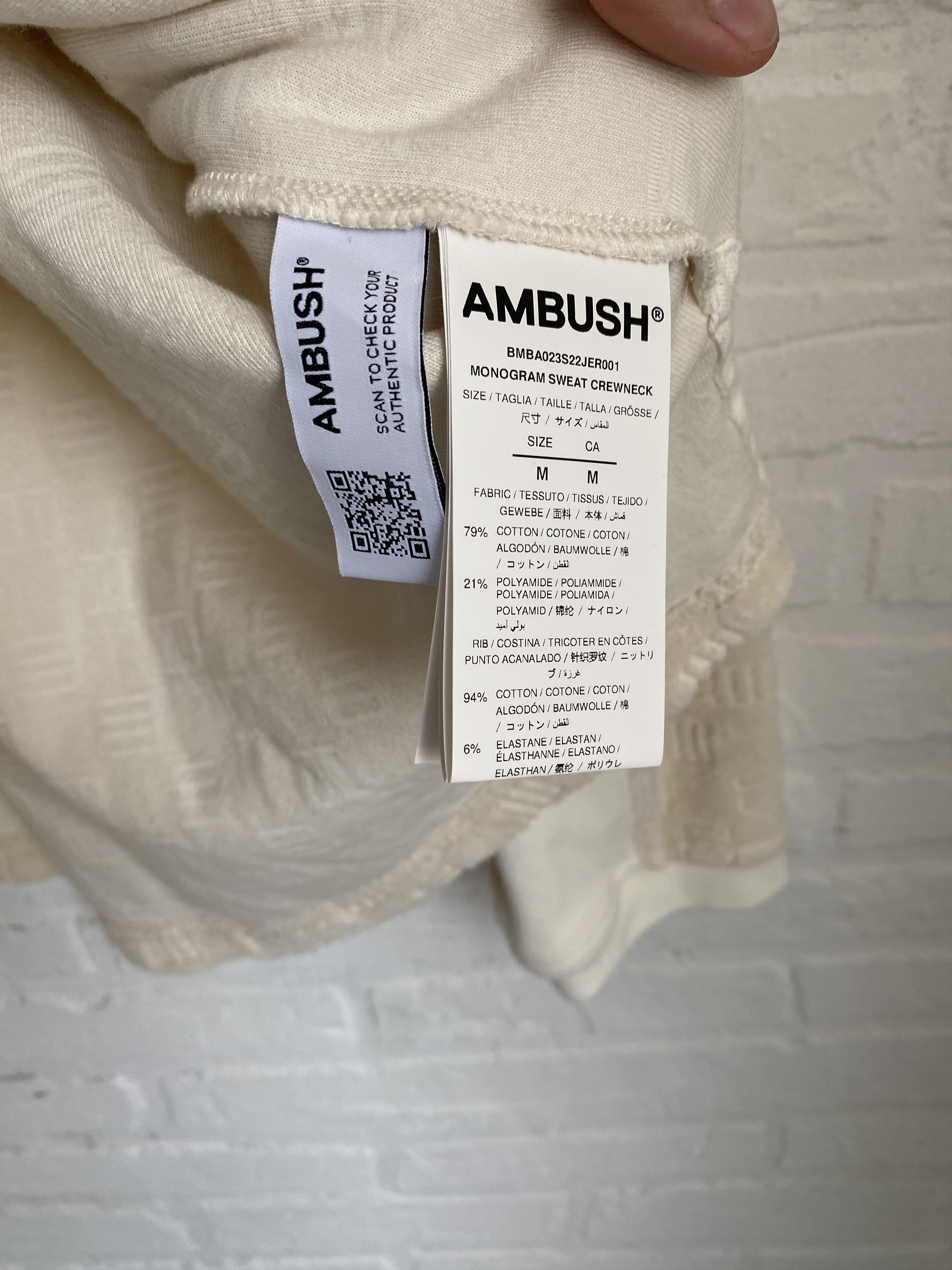 Ambush Design Ambush Blended Monogram Sweatshirt Size US M / EU 48-50 / 2 - 7 Thumbnail