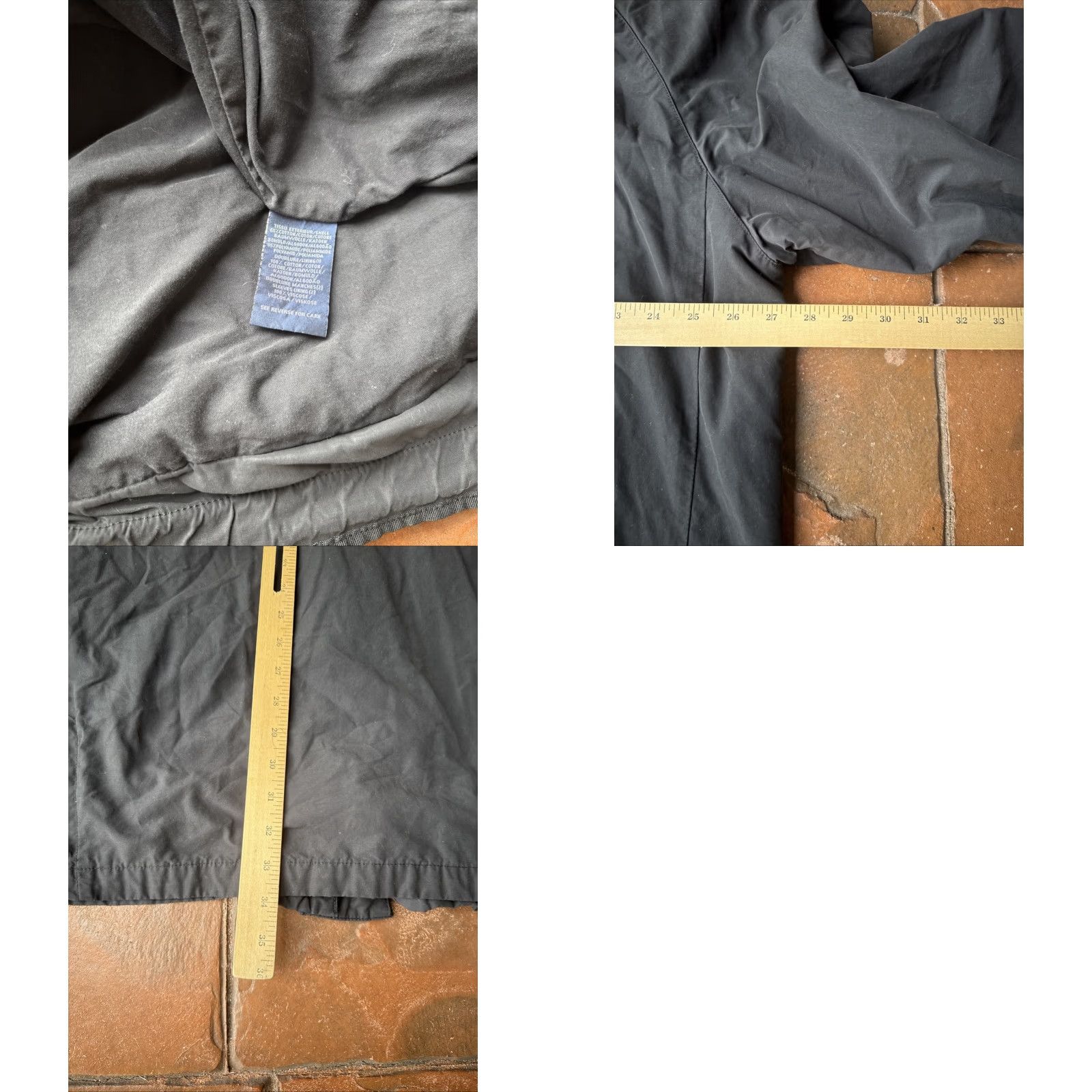 Polo Ralph Lauren VINTAGE Polo Ralph Lauren Chore Trench Jacket Mens XL Black Parka Zip Up Size US XL / EU 56 / 4 - 8 Thumbnail