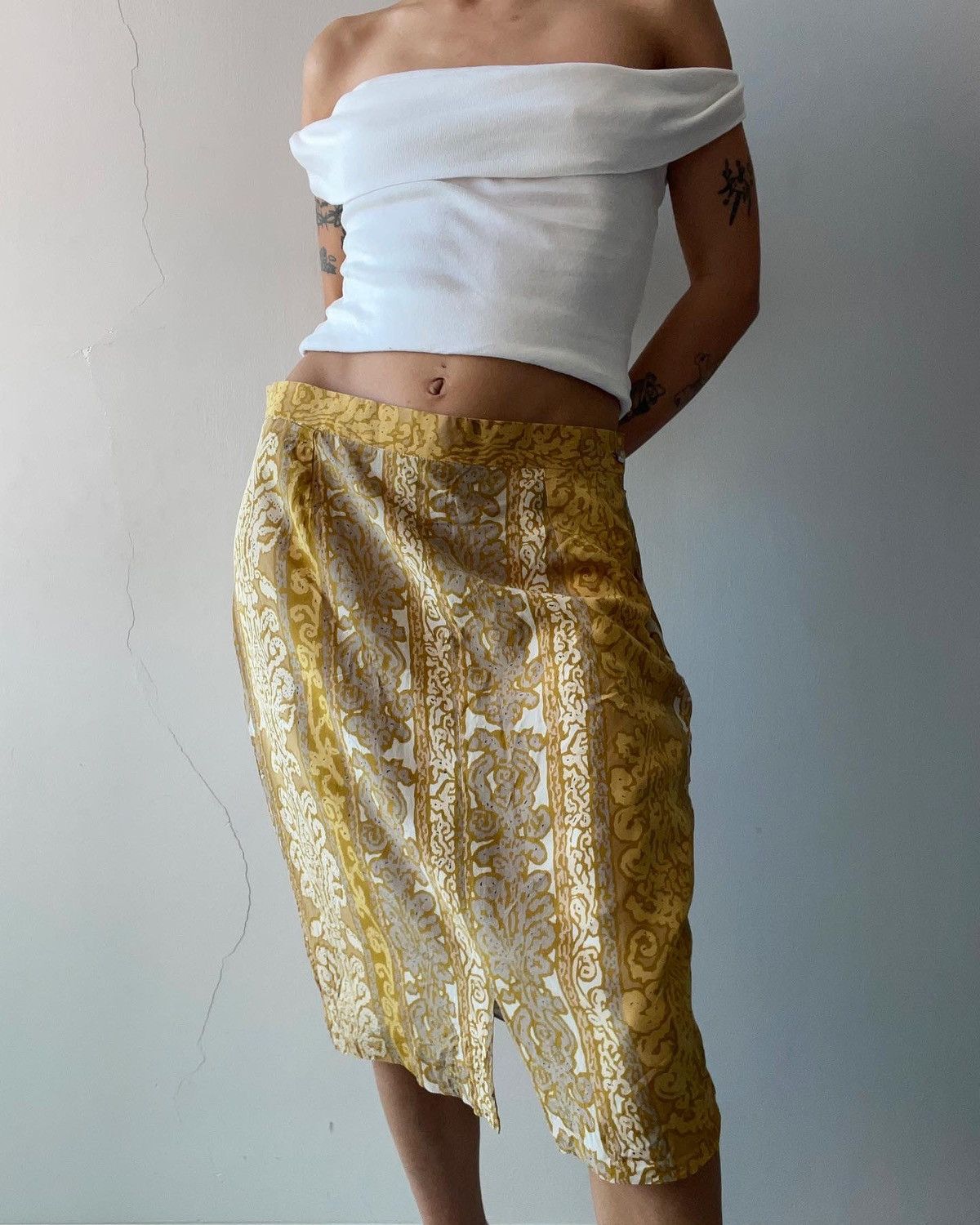 Italian silk skirt
