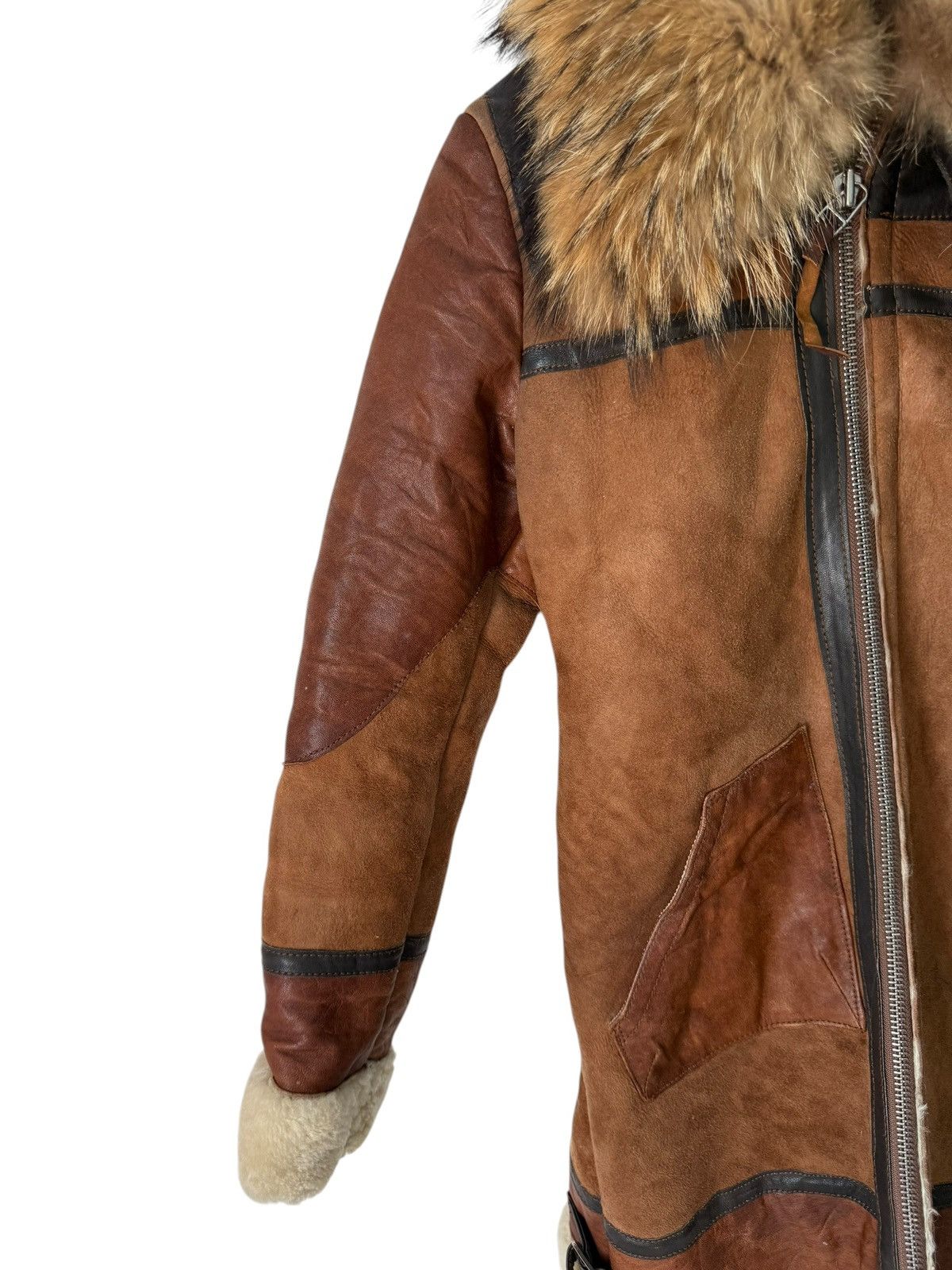 Avirex Avirex Sheepskin Long Jacket B3 Style Jacket With Fur Size M / US 6-8 / IT 42-44 - 6 Thumbnail