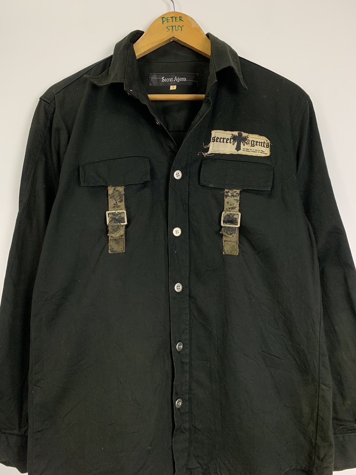 Vintage Vintage 90s Secret Agents Jacket Size US M / EU 48-50 / 2 - 2 Thumbnail