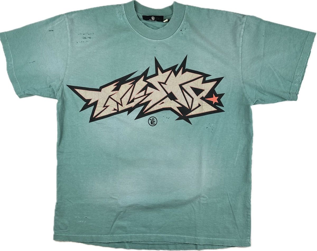 HELLSTAR Hellstar Sample Cracked Print T-shirt Size US L / EU 52-54 / 3 - 1 Thumbnail