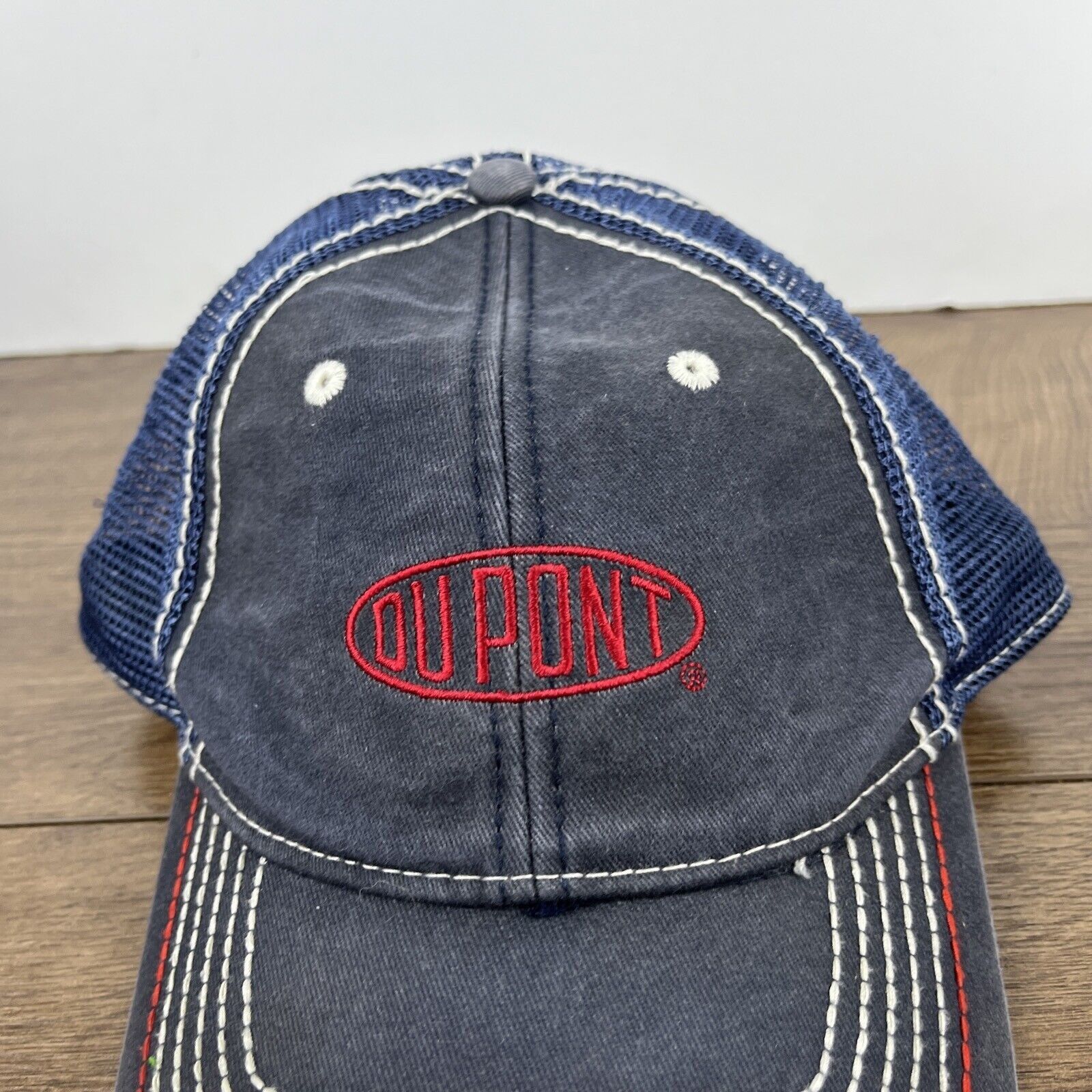 Other OU Point Hat Gray Hat Adjustable Gray Adult Size Hat Size ONE SIZE - 7 Thumbnail