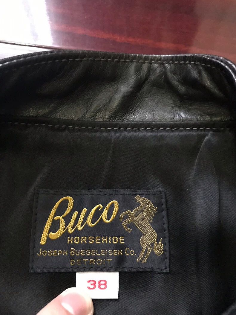 The Real McCoy's The Real McCoy's Size 38 BUCO J-100 Horsehide Biker Jacket Size US M / EU 48-50 / 2 - 3 Thumbnail
