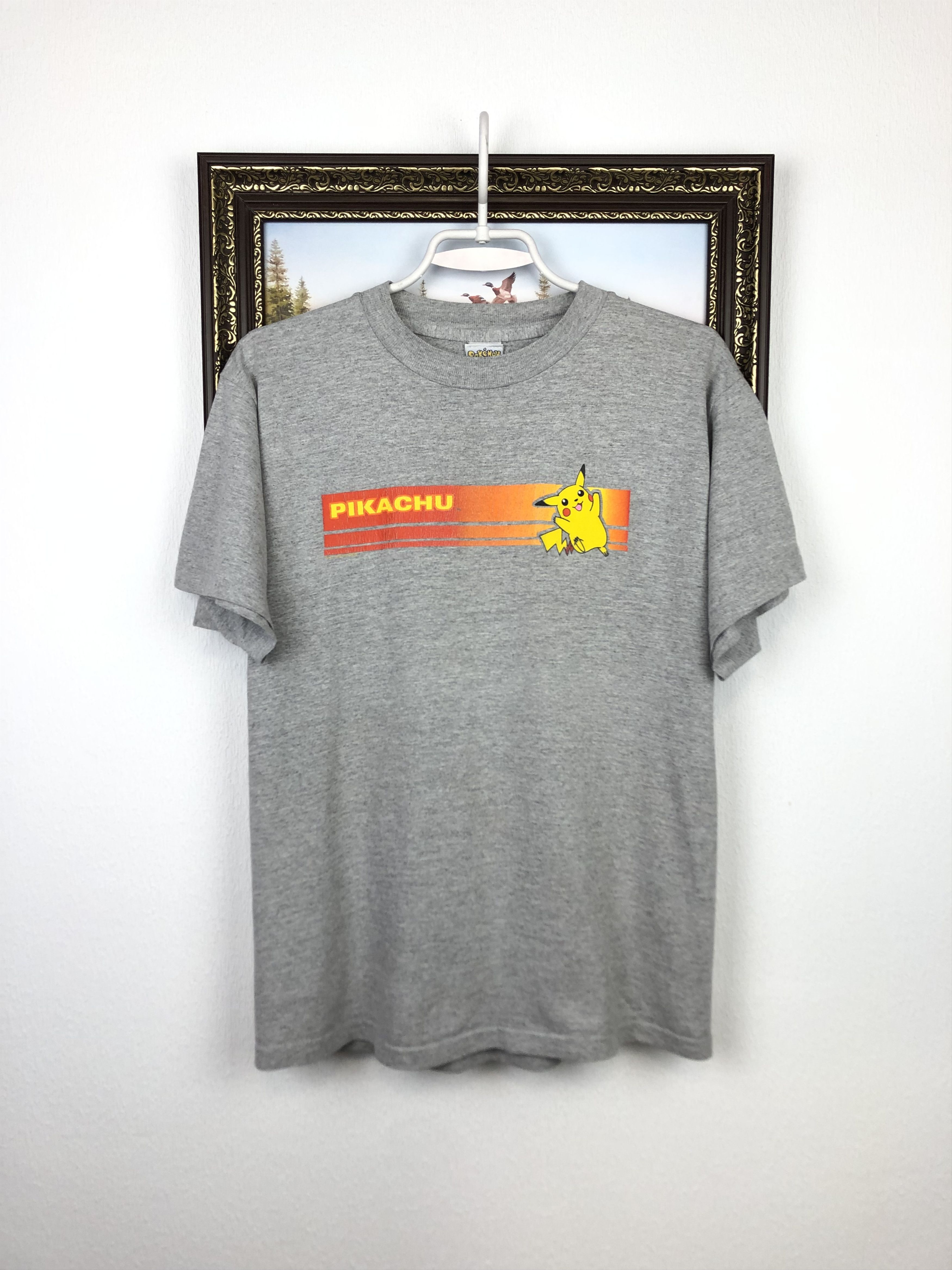 Cartoon Network Vintage Pokemon Pikachu Cartoon Shirt Over Print Rare Size US S / EU 44-46 / 1 - 1 Thumbnail
