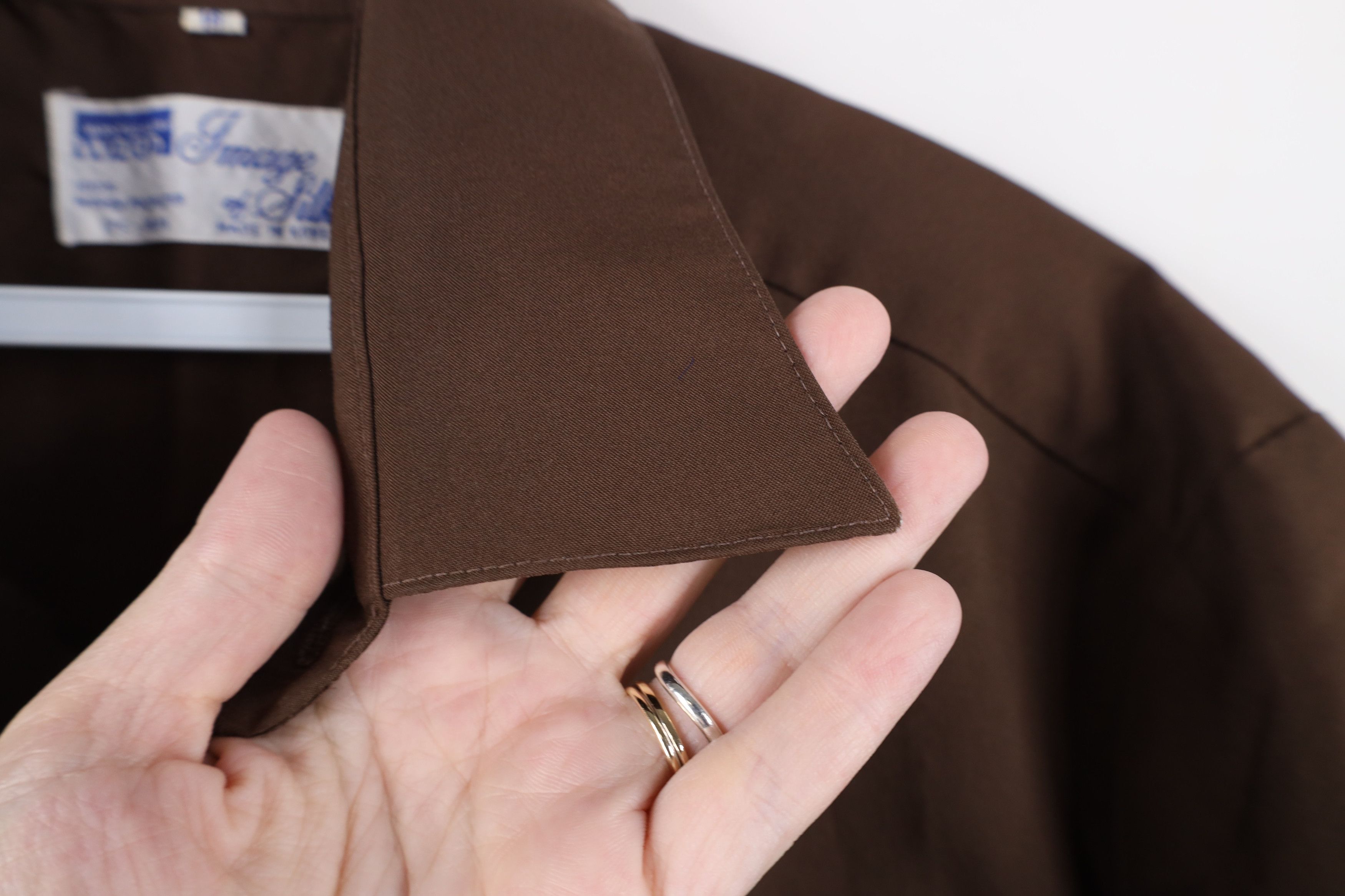 Vintage Vintage 70s Streetwear Touch Short Sleeve Button Shirt Brown Size US M / EU 48-50 / 2 - 7 Thumbnail