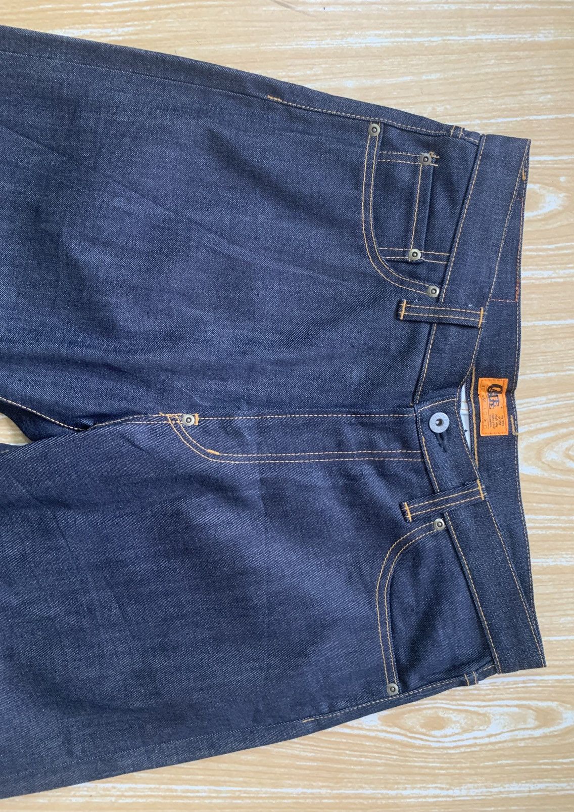 Japanese Brand 🔥 Rare.. Calee Selvedge Hard Denim Jeans Pants Size US 33 - 7 Thumbnail