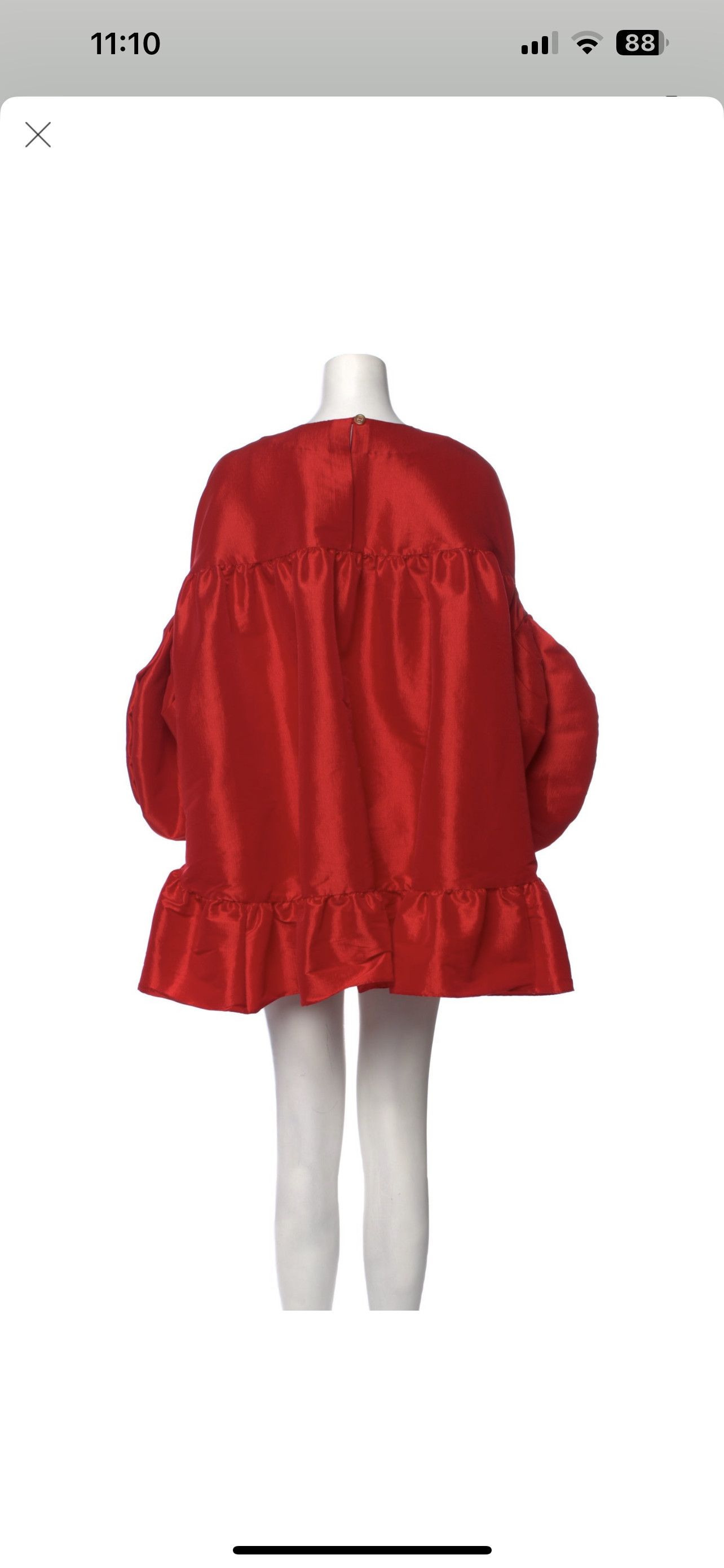Other Kika Vargas Silk Mini Dress Size XS / US 0-2 / IT 36-38 - 3 Thumbnail