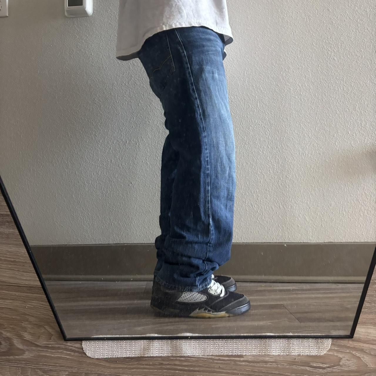 Japanese Brand Crazy Vintage Y2K/2000s Grunge Dark Wash Denim Jeans! 32x34 Size US 32 / EU 48 - 2 Thumbnail