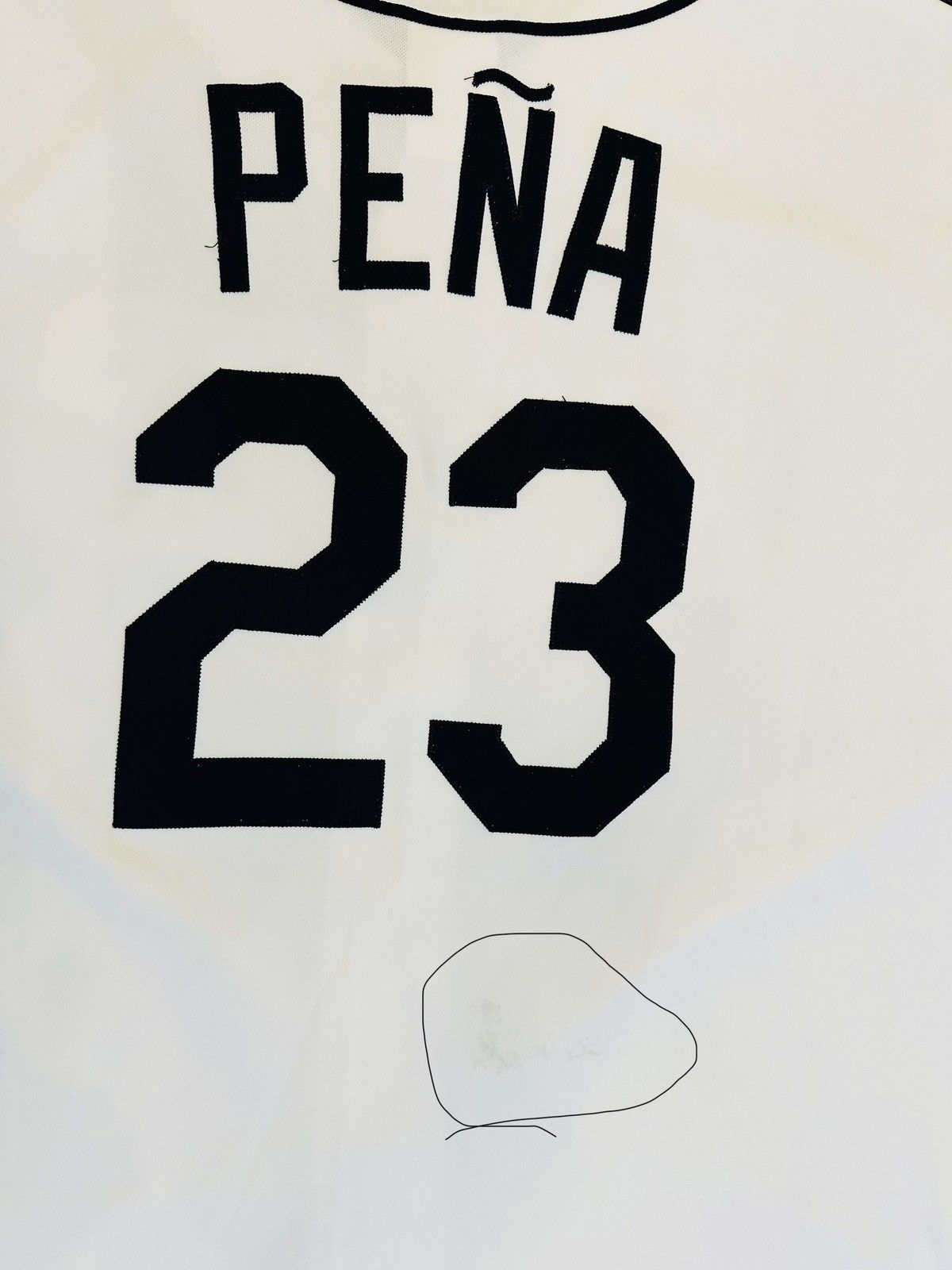 Majestic 2008 World Series Majestic Carlos Pena 23 Tampa Bay Rays-XL Size US XL / EU 56 / 4 - 2 Thumbnail