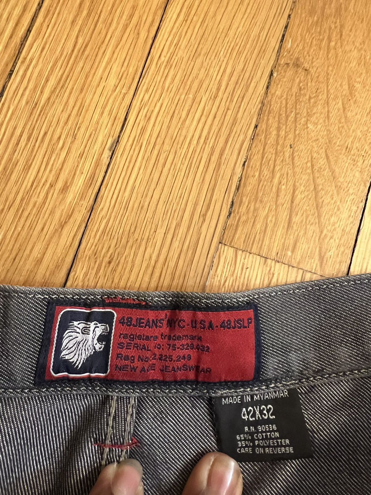 Other Y2K 48 Jeans NYC Baggy Wide-Leg Jeans Size US 42 / EU 58 - 4 Thumbnail