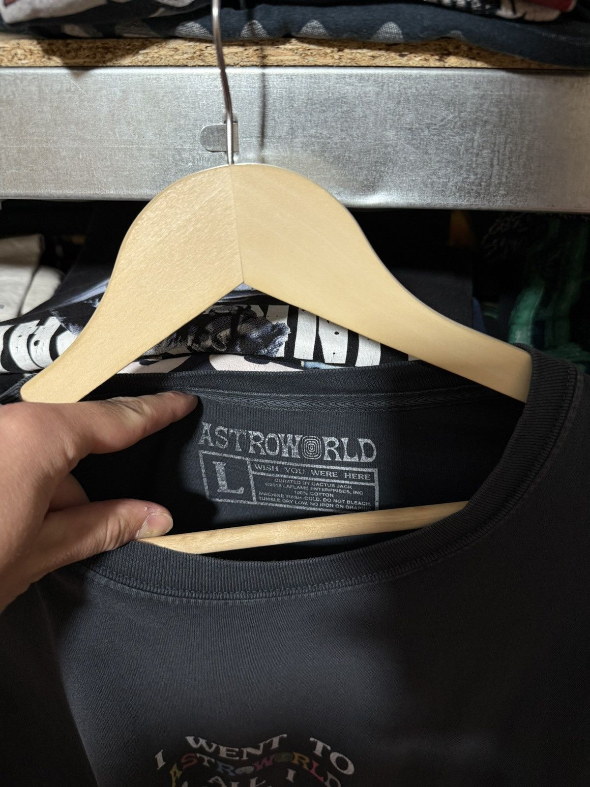 Rap Tees Travis Scott I went to Astroworld Fuckin T-Shirt Y2K Hype Size US XL / EU 56 / 4 - 5 Thumbnail