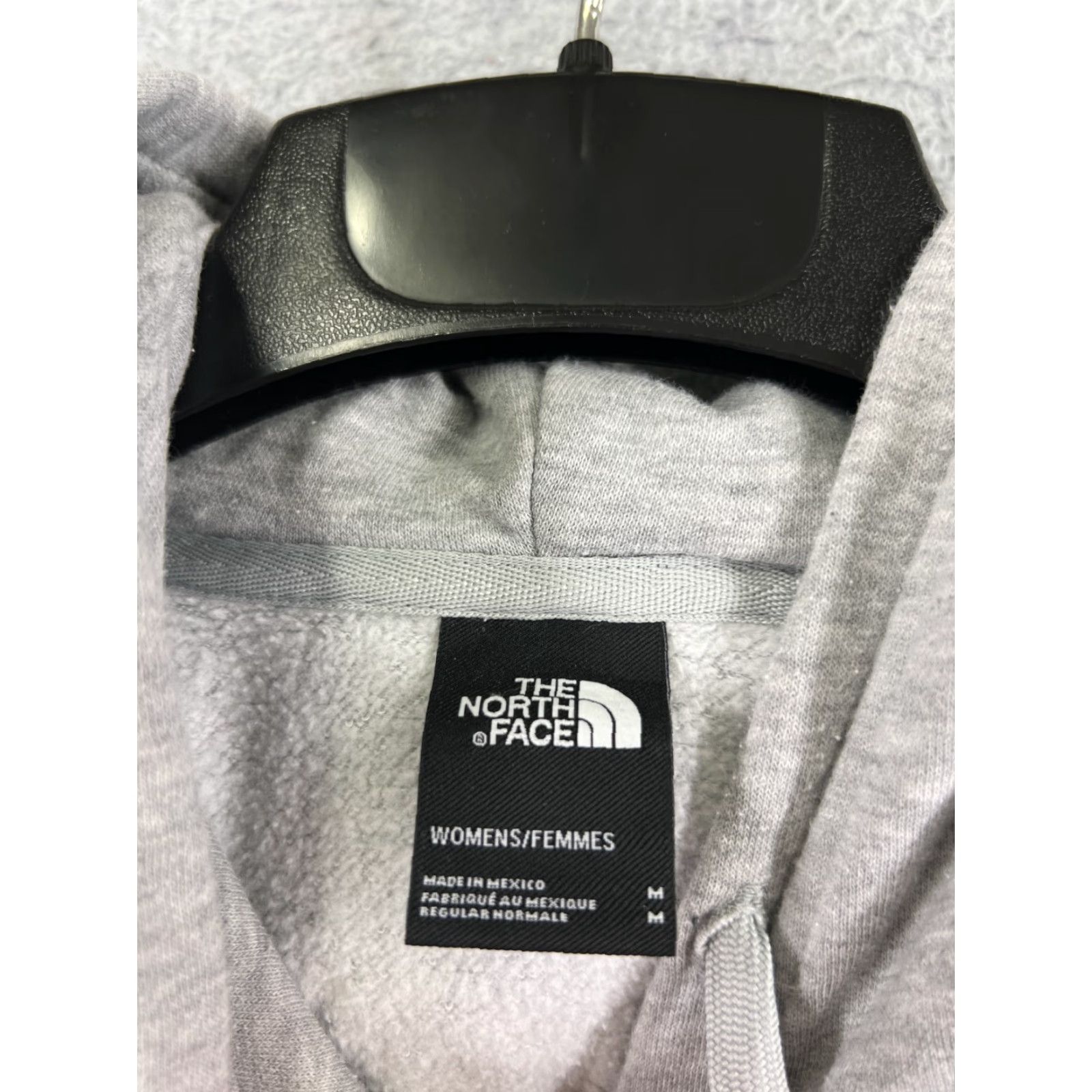 The North Face VINTAGE is not applicable; The North Face Hoodie Womens M Gray Logo Pocket Cotton Blend Size M / US 6-8 / IT 42-44 - 3 Thumbnail
