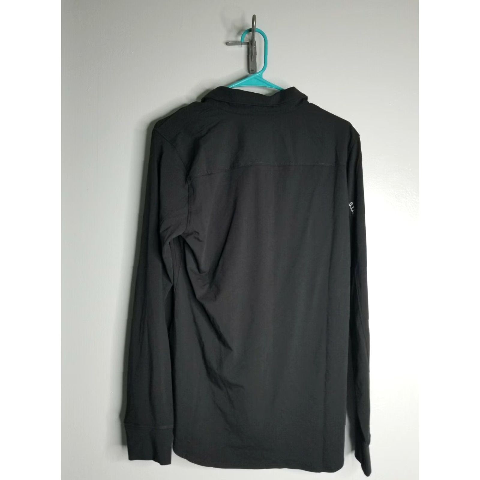 Vintage 5.11 Tactical Women's Long Sleeve Polo Shirt Black L Size L / US 10 / IT 46 - 2 Thumbnail