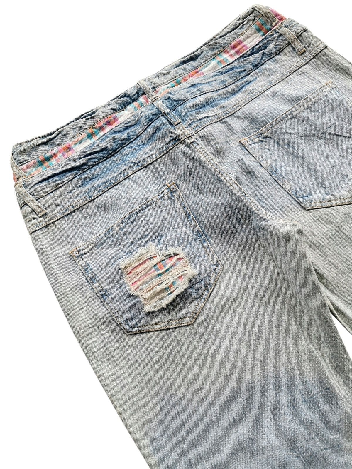Other Size 37x30.5 Doublewaist denim jeans with clawmark design Size US 37 - 4 Thumbnail