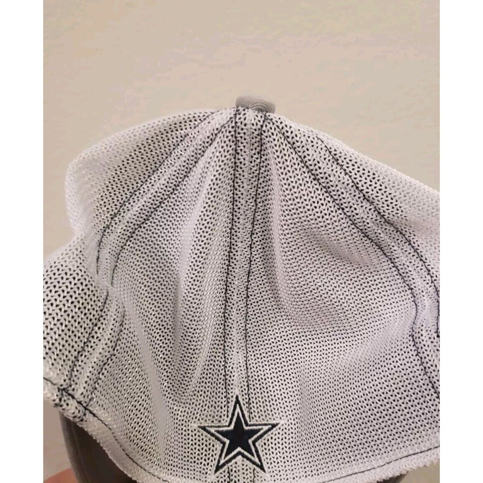 New Era Dallas Cowboys Hat Cap Stretch Fit 39Thirty Gray M/L New Era Size ONE SIZE - 3 Thumbnail