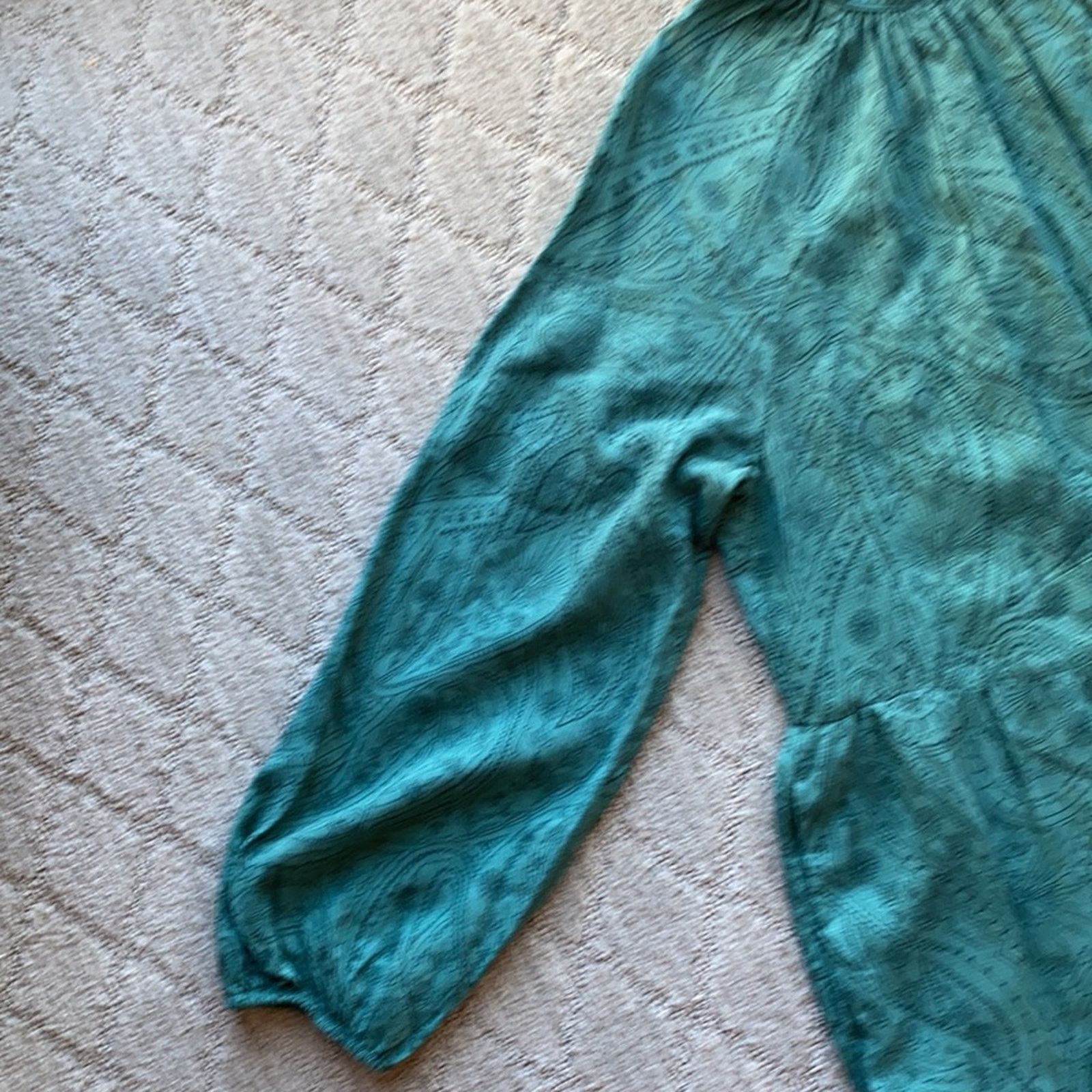Other A New Day green black paisley pockets dress cottage core Size S / US 4 / IT 40 - 3 Thumbnail