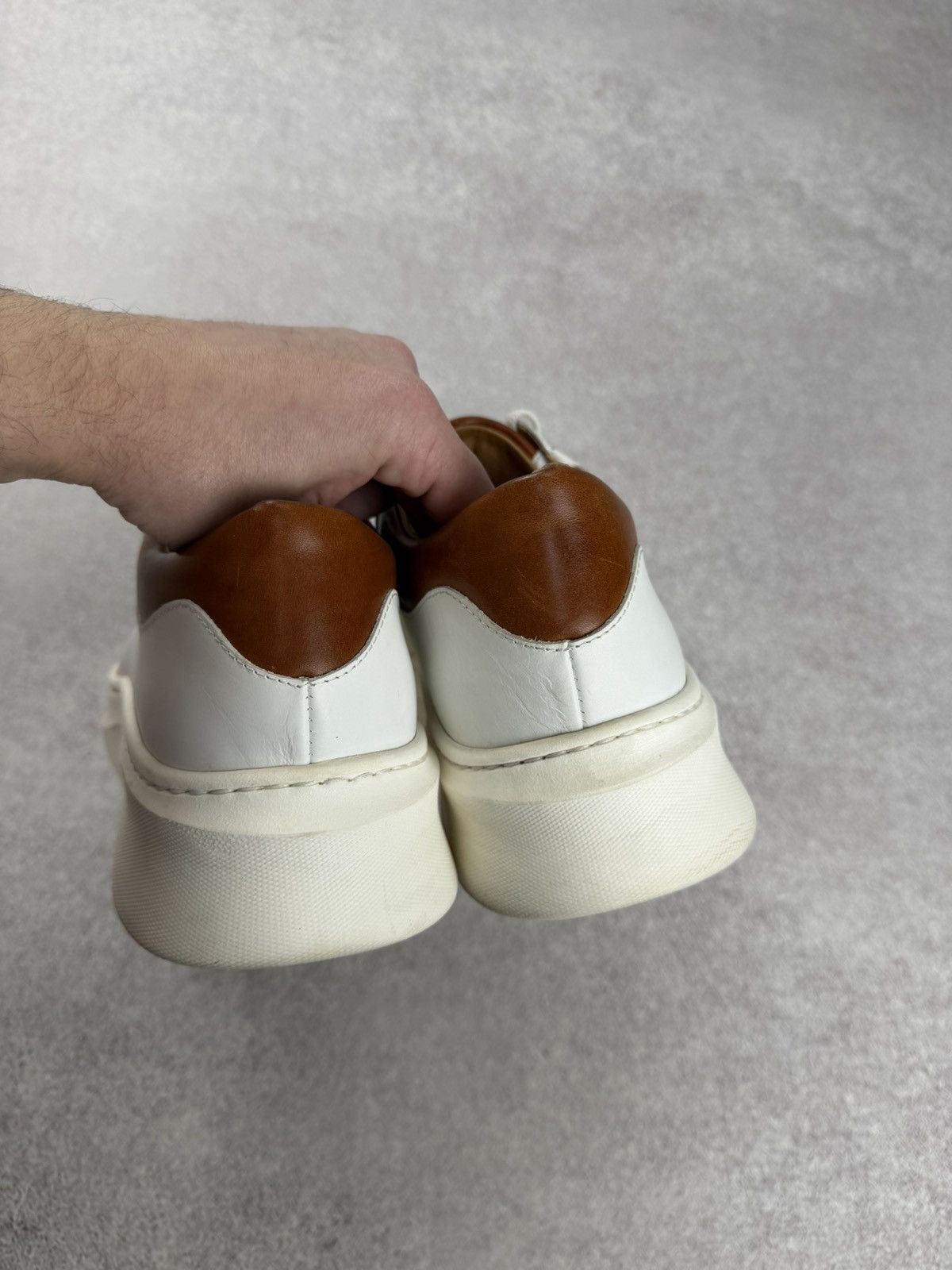 Eleventy Eleventy White Leather Sneakers Men’s Size 43 Size US 10 / EU 43 - 8 Thumbnail