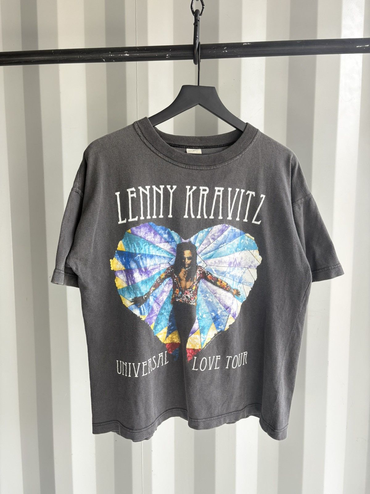 Band Tees Vintage Lenny Kravitz Shirt Faded Distressed GRUNGE Band Size US L / EU 52-54 / 3 - 1 Thumbnail