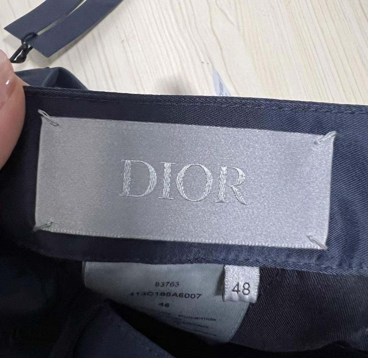 Dior Dior Dark Blue Cargo Pants with Pockets J41 Size US 32 / EU 48 - 4 Thumbnail