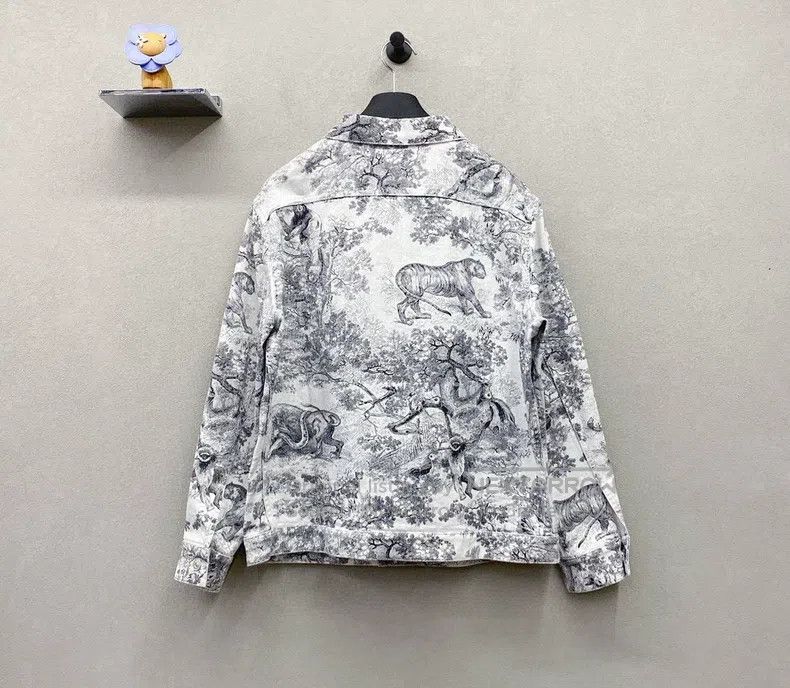 Dior Dior Full-print animal pattern denim jacket Size XS / US 0-2 / IT 36-38 - 2 Thumbnail