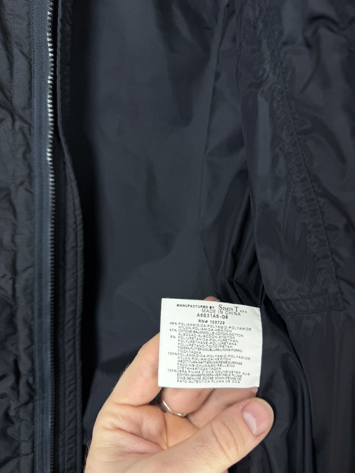 Armani Vintage Armani Jeans down jacket Size L Size US L / EU 52-54 / 3 - 13 Thumbnail