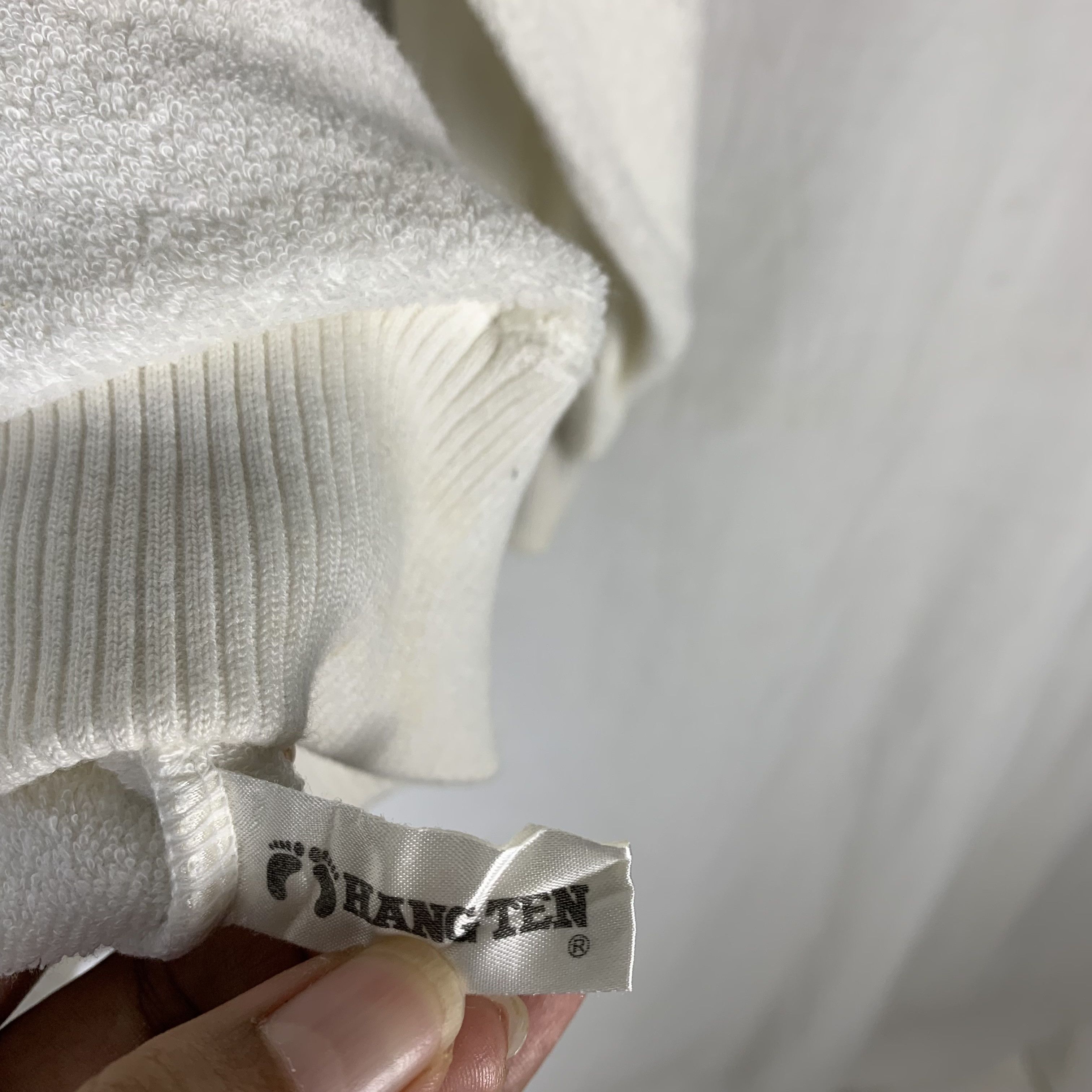 Hang Ten Vintage 90s Hang Ten Towel Sweatshirt Crewneck Size US M / EU 48-50 / 2 - 10 Thumbnail