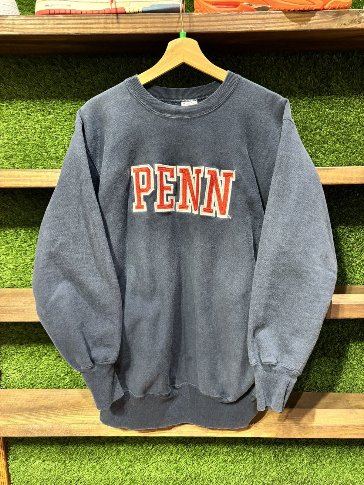 Champion × Vintage Vintage U Penn Champion Reverse Weave Size US XL / EU 56 / 4 - 1 Thumbnail