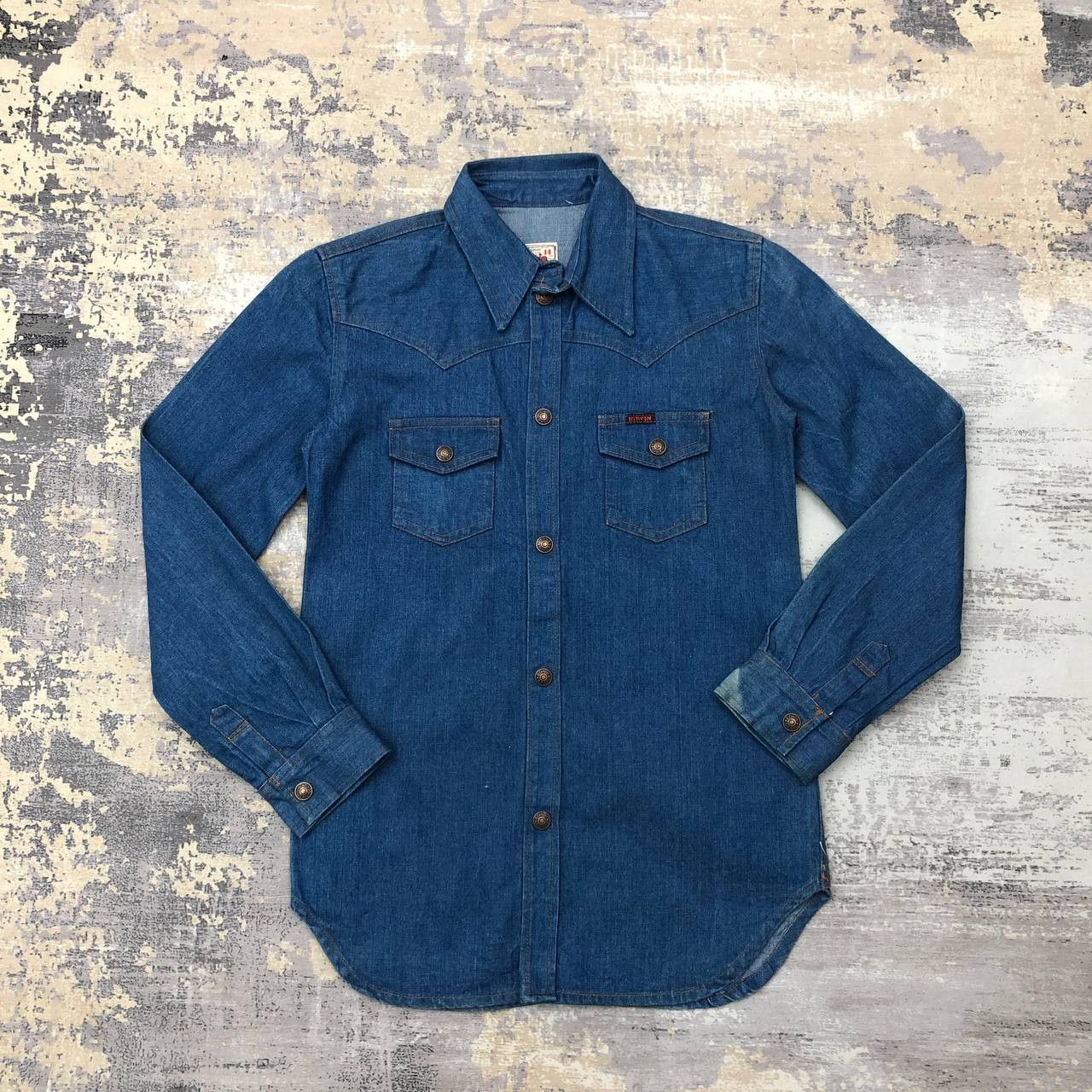 Edwin × Vintage Y374 VTG EDWIN WESTERN DENIM JACKET Size US XS / EU 42 / 0 - 1 Thumbnail