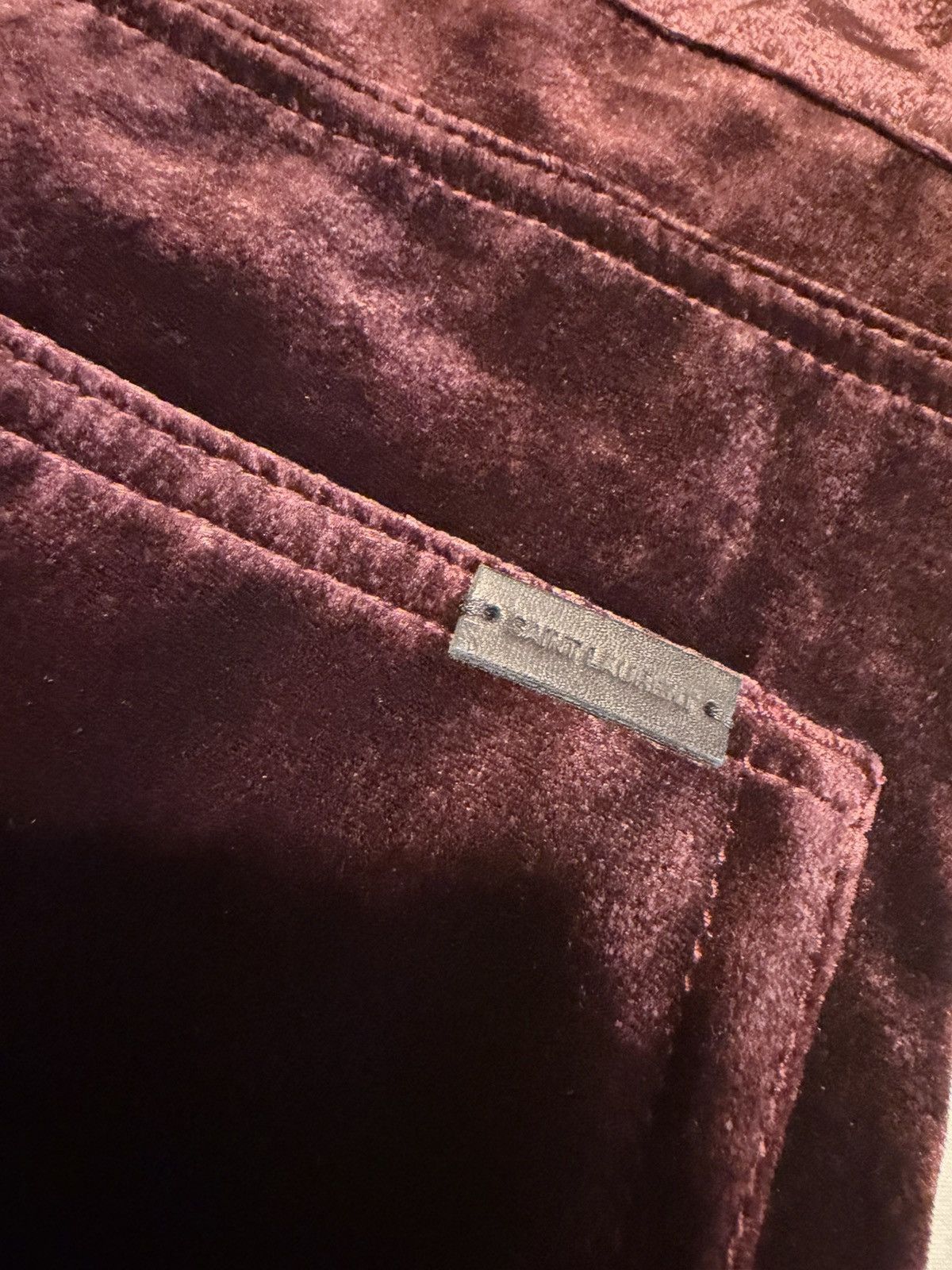 Saint Laurent Paris Saint Laurent mens 2022 velour pants. 33. $1350 Size US 32 / EU 48 - 2 Thumbnail