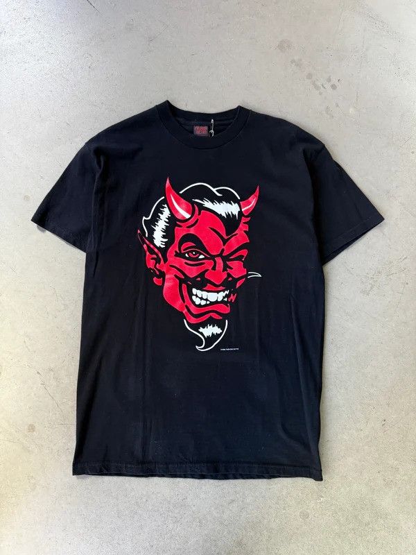Fashion Victim Vintage 1995 Fashion Victim "Devil Head" Tee Black - M Size US M / EU 48-50 / 2 - 1 Thumbnail