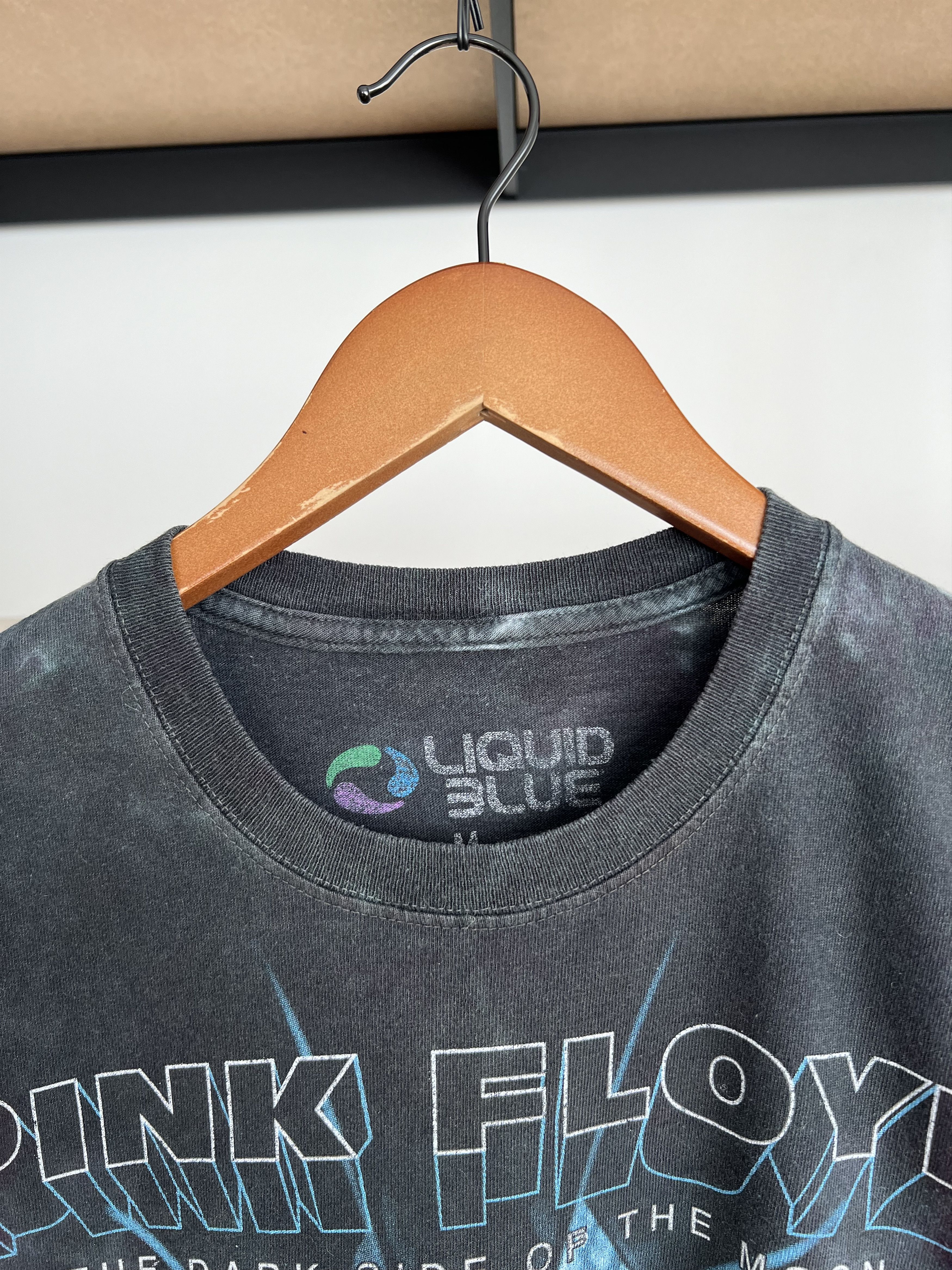 Band Tees Vintage 2000s Pink Floyd Liquid Blue Tie Dye T-shirt Size US M / EU 48-50 / 2 - 9 Thumbnail