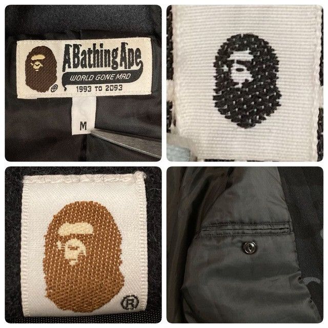 Bape BAPE Wool Duffel Coat Black Camo a bathing ape NIGO Size US M / EU 48-50 / 2 - 9 Thumbnail