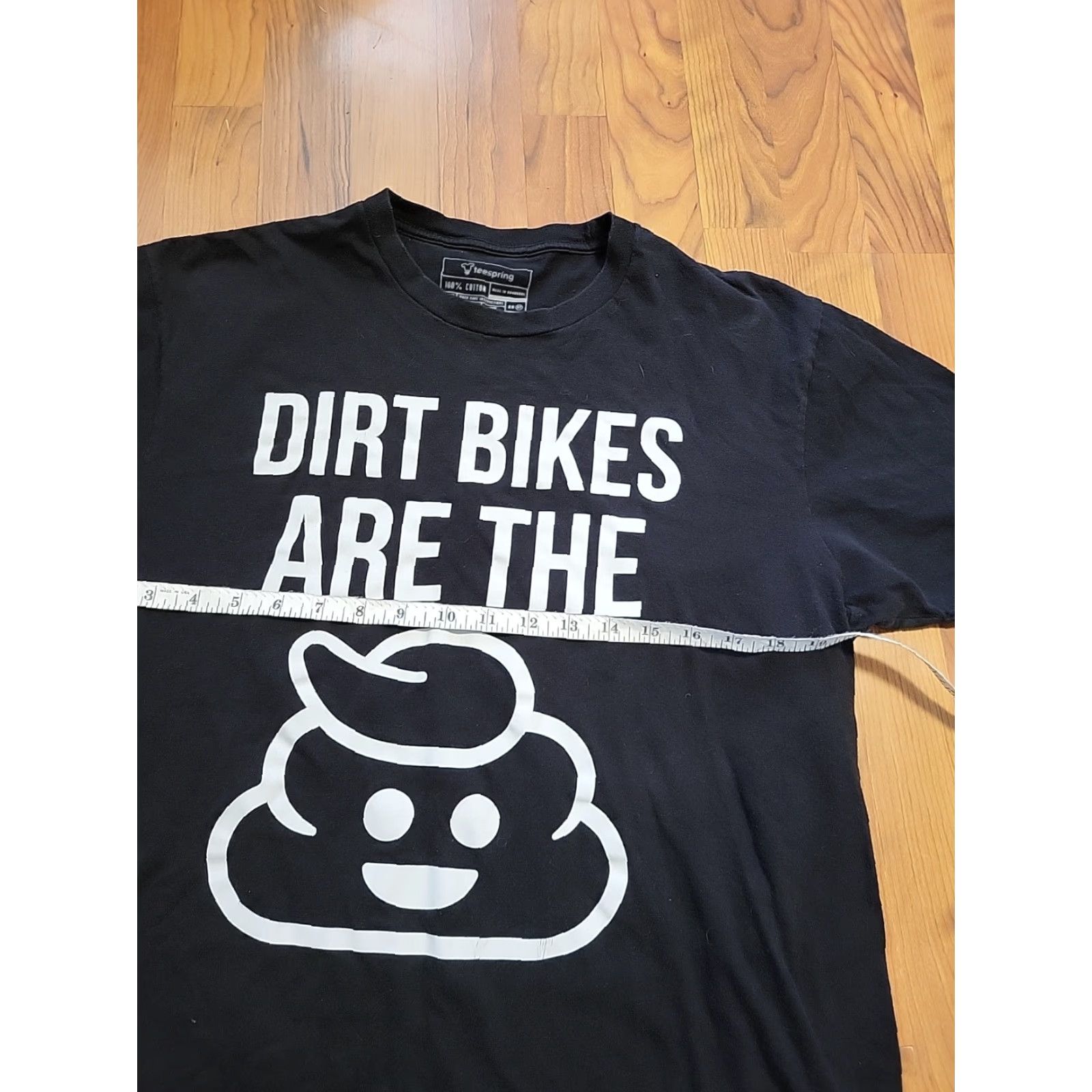 Vintage Teespring Dirt Bikes Are The Sh*t Black Cotton T-Shirt L Men Regular Size US L / EU 52-54 / 3 - 3 Thumbnail