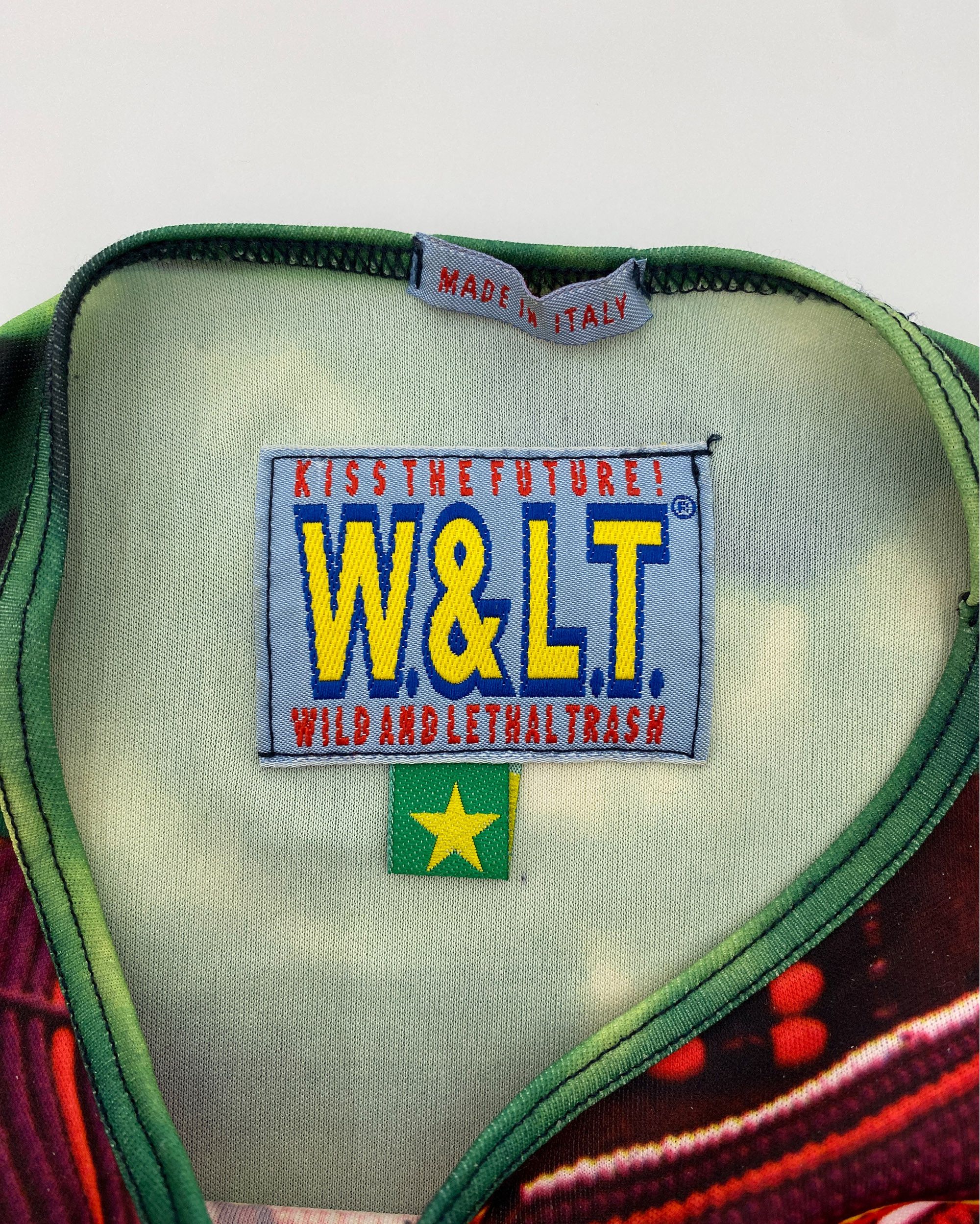 W&LT × Walter Van Beirendonck SS1996 All Over Print Stretch Longsleeve T-Shirt Size US L / EU 52-54 / 3 - 11 Thumbnail