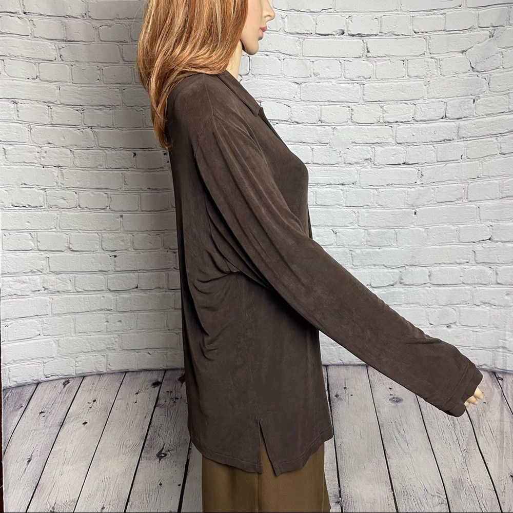 Chicos Chico’s Private Edition Set Long Sleeve Top Size 2 US L Car Size M / US 6-8 / IT 42-44 - 4 Thumbnail