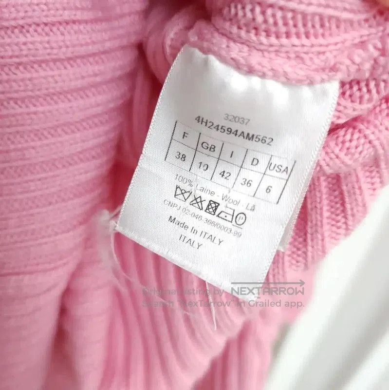 Dior Dior Pink Wool Long Sleeve Knit Top . Size S / US 4 / IT 40 - 5 Thumbnail