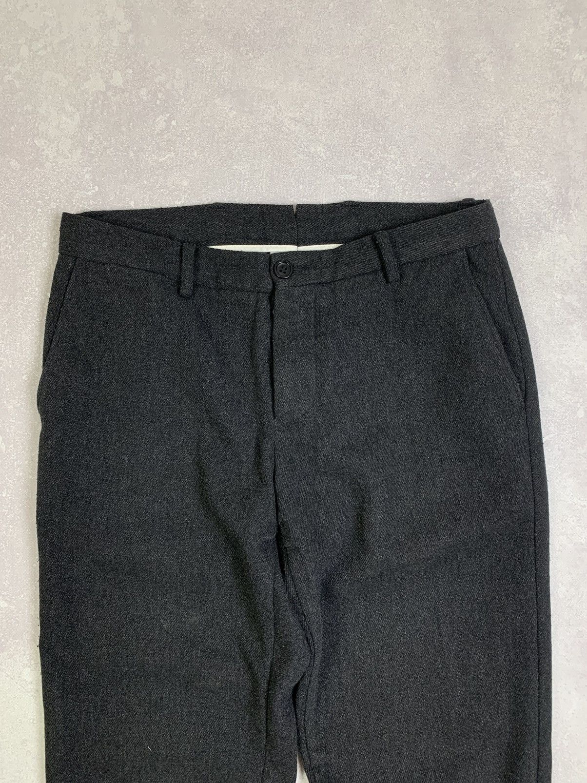 Norse Projects Norse Projects Aros Wool Pants Grey 30 Charcoal Melange Size US 30 / EU 46 - 3 Thumbnail