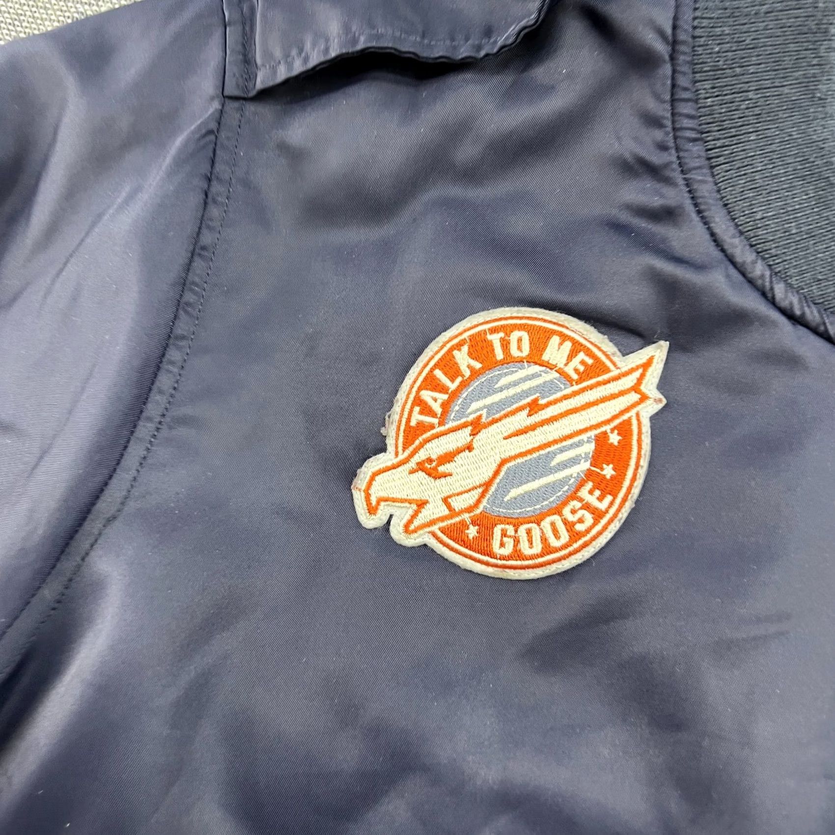 Avirex Avirex Top Gun Maverick Jacket Mens Medium MA-1 Bomber Flight Patch Navy Blue Track Jacket Full Zip Casual Vintage: No Mens Size US M / EU 48-50 / 2 - 5 Thumbnail