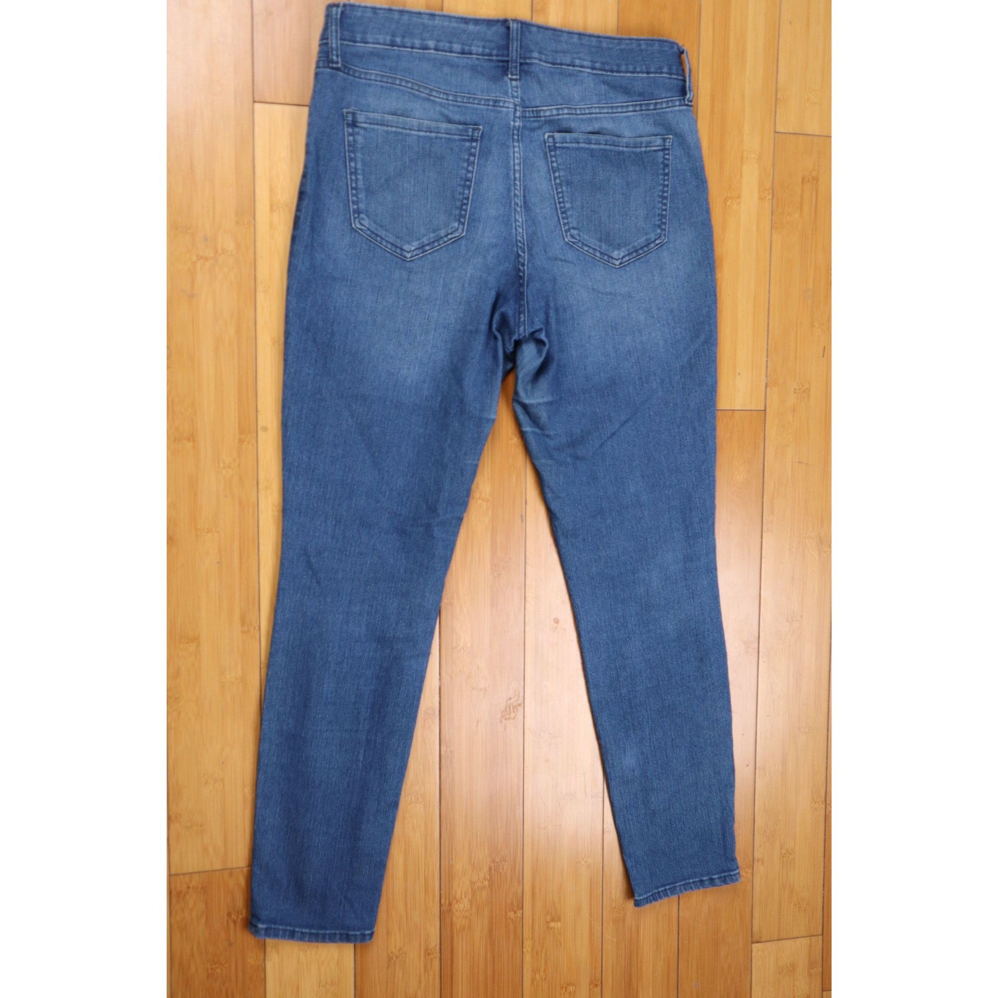Old Navy Old Navy Super Skinny Jeans - Size 10 - Mid-Rise Stretch Den Size 32" / US 10 / IT 46 - 2 Thumbnail