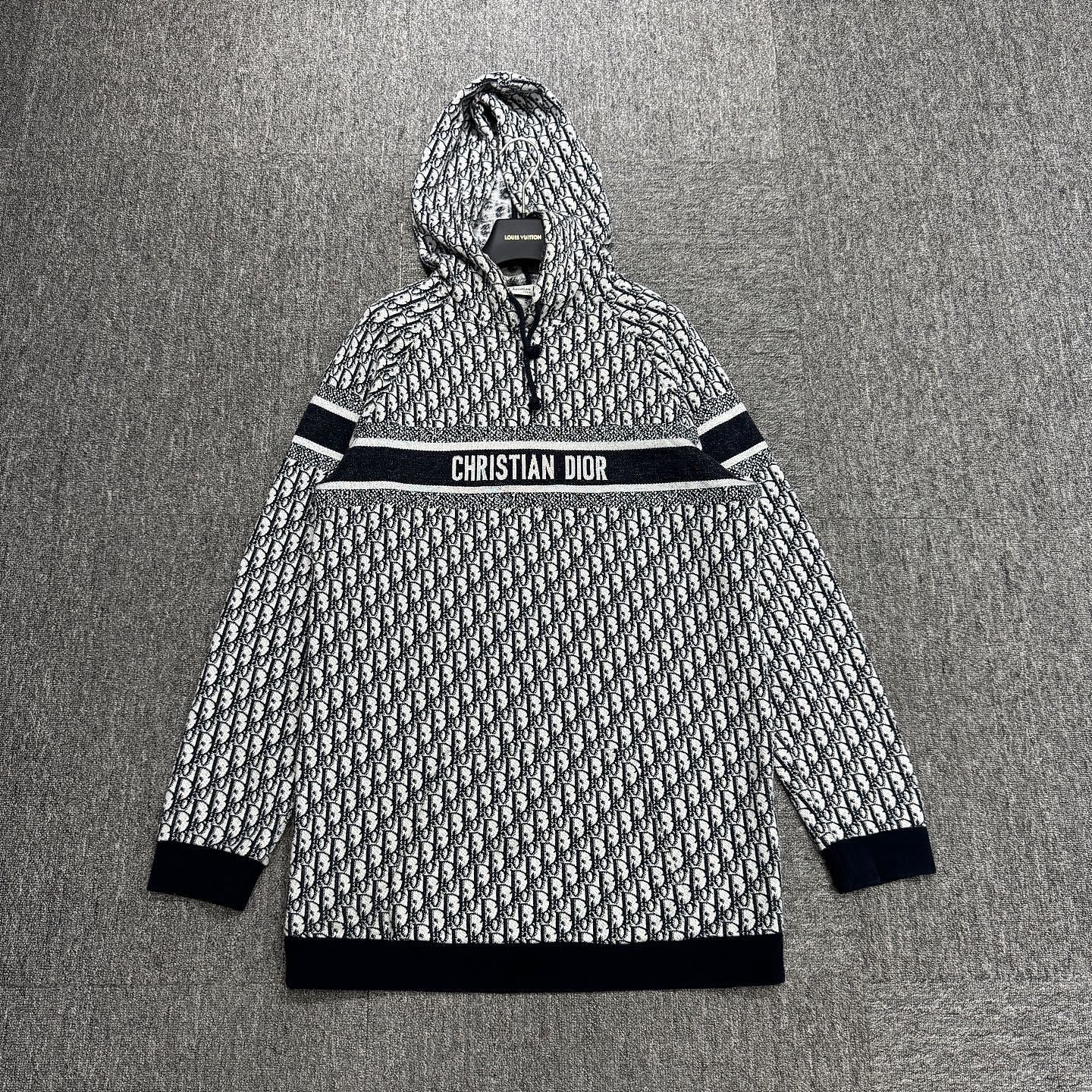 Dior Dior Oblique Logo Hoodie Size L Size L / US 10 / IT 46 - 1 Thumbnail