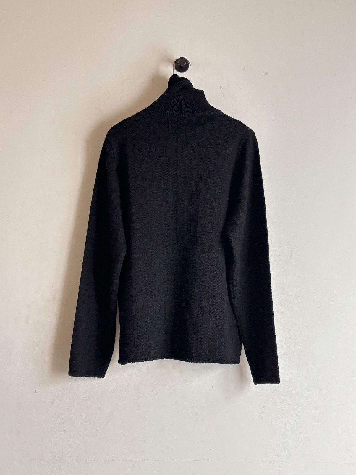 Helmut Lang Helmut Lang | 00's Black Turtleneck Sweater Size US S / EU 44-46 / 1 - 6 Thumbnail