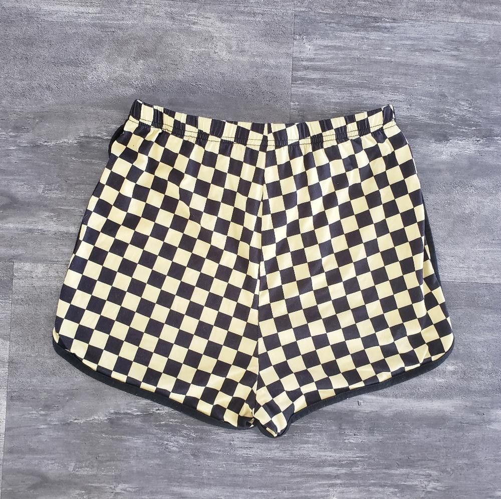 Shein Multicolored Checkered SHEIN High Waisted Short Size 26" / US 2 / IT 38 - 2 Thumbnail