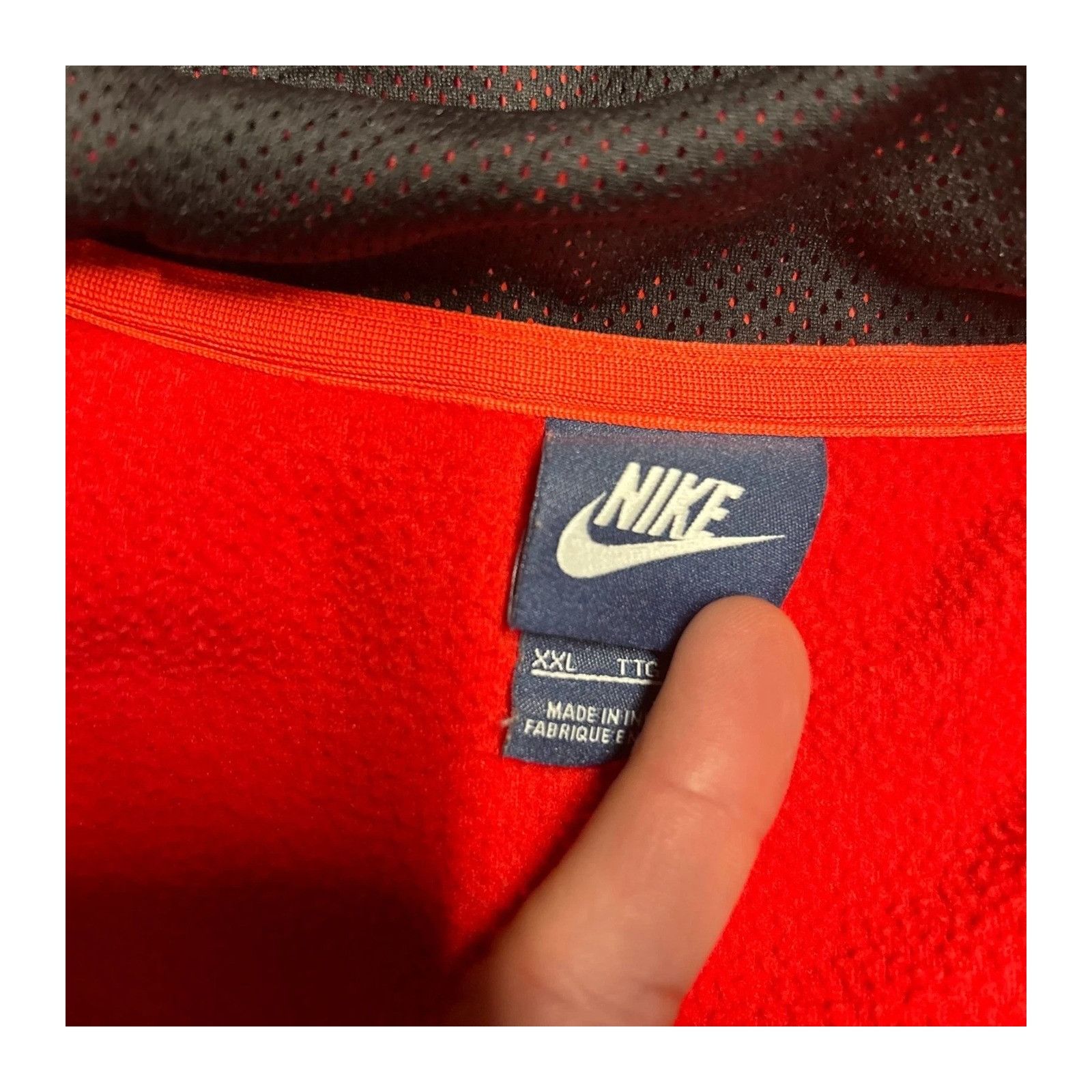 Nike Nike Red Orange Sportswear Jacket Flawed 2XL Size US XXL / EU 58 / 5 - 3 Thumbnail