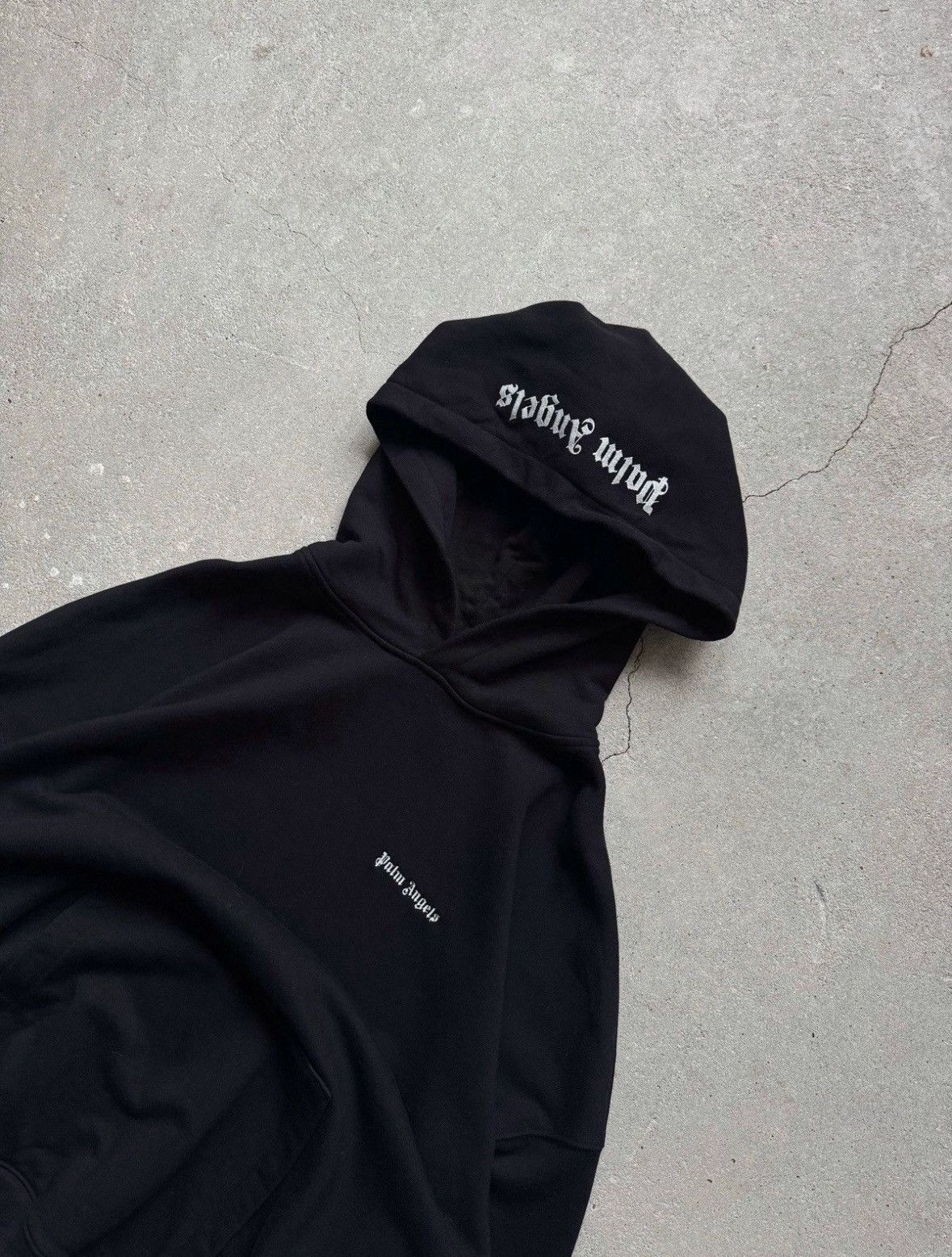 Palm Angels logo-embroidered hoodie